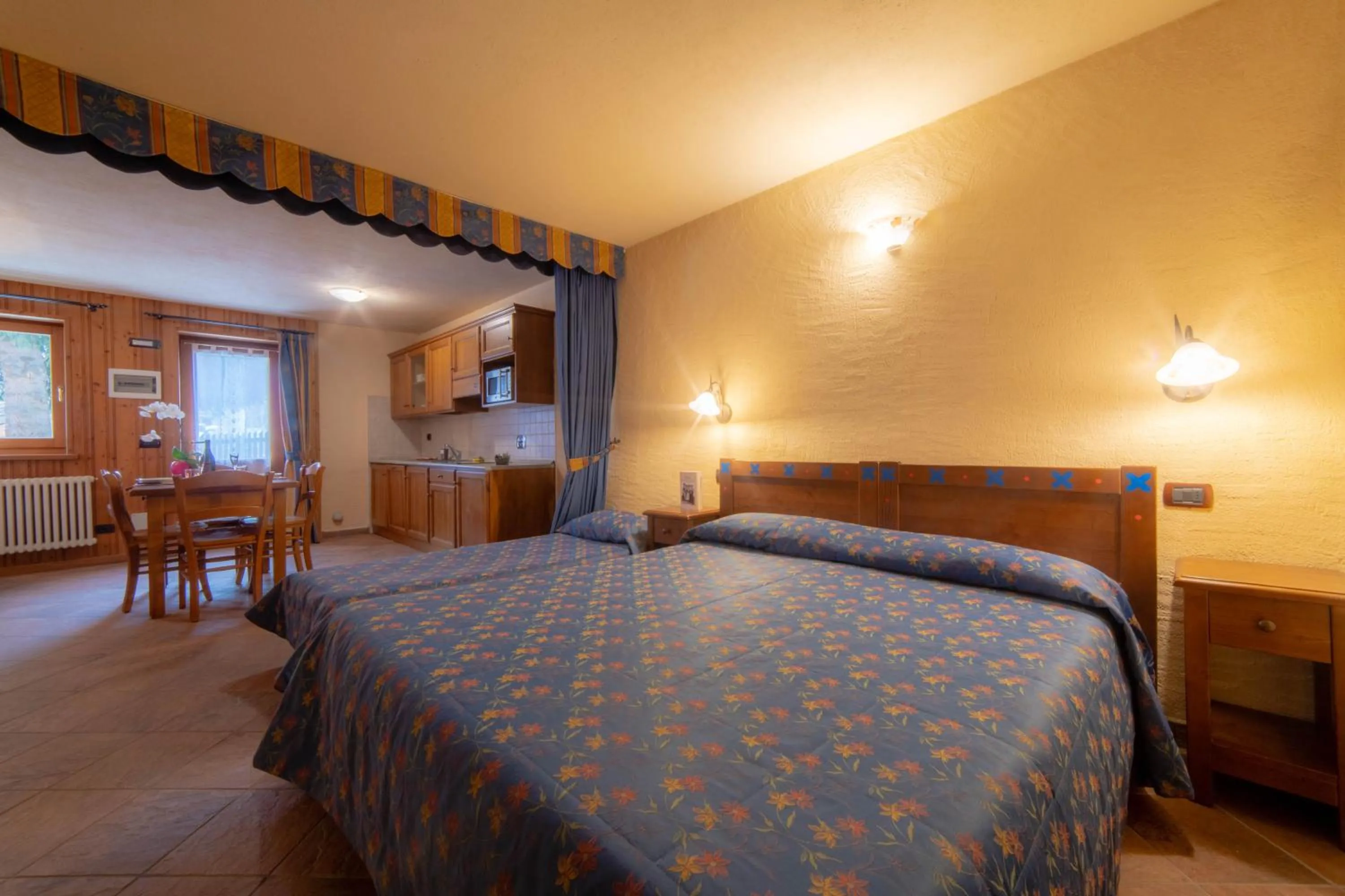 Bedroom, Bed in Family Apartments Le Chalet