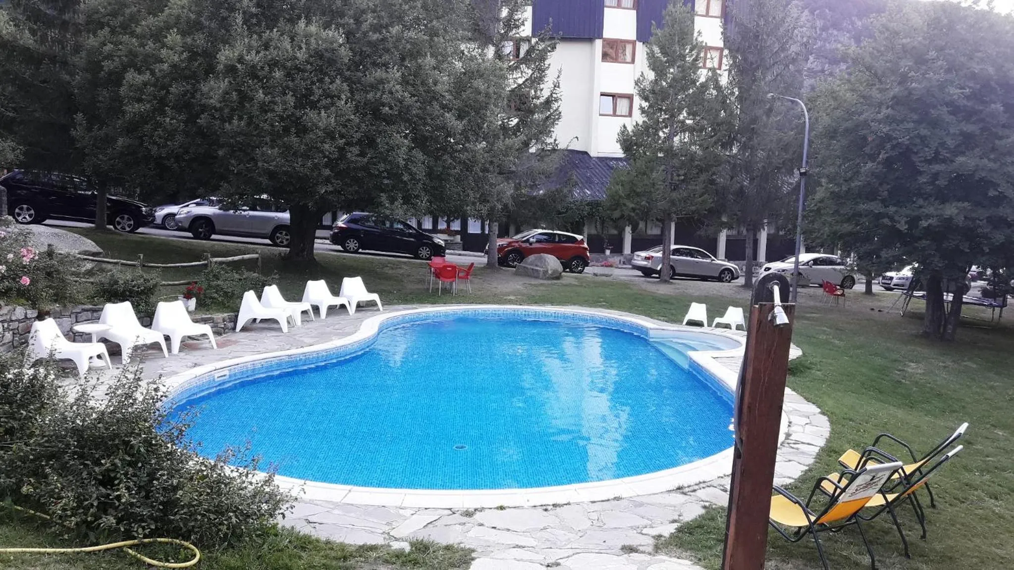 Pool view in Hotel Or Blanc