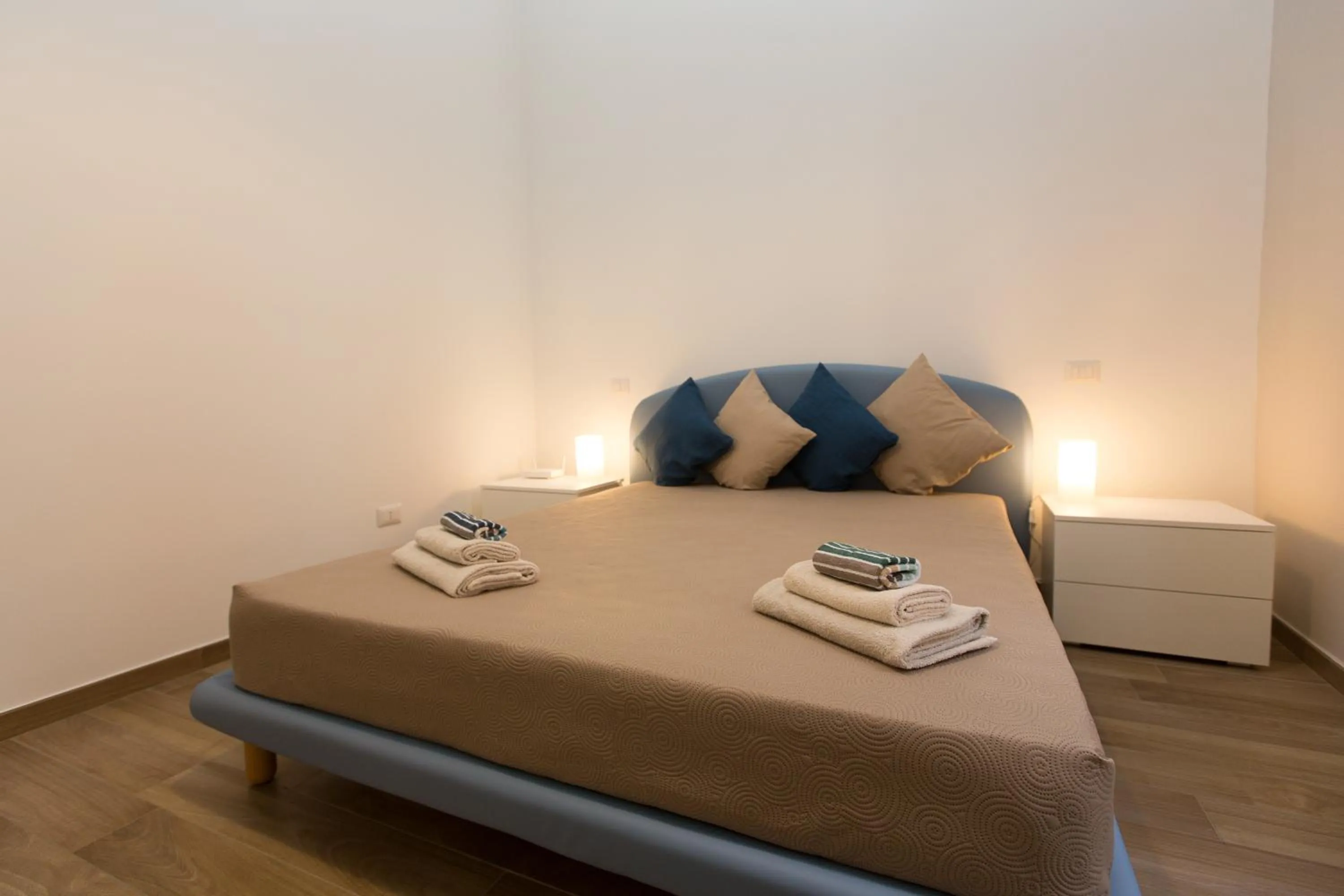 Bedroom, Bed in Salerno Prestige Apartment