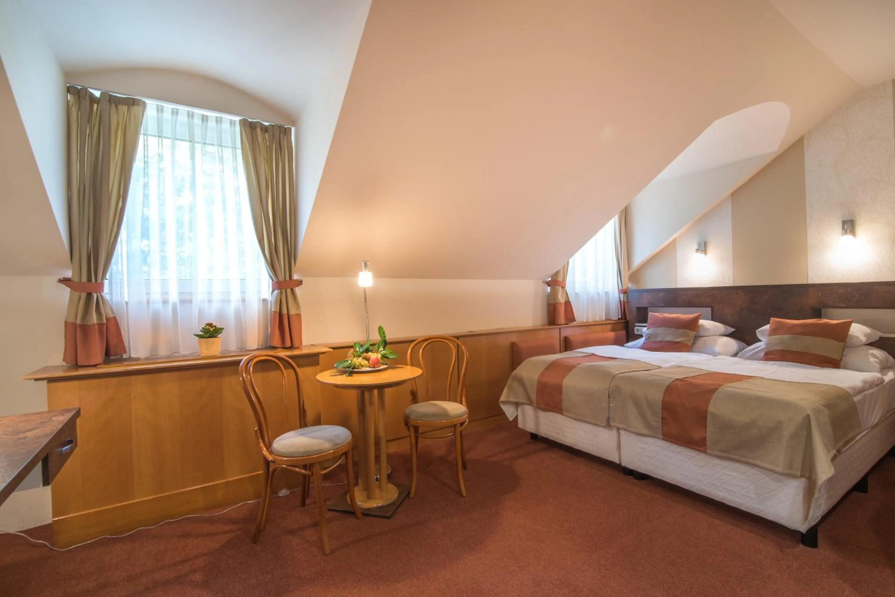 Bedroom, Bed in Hotel Spa Hévíz