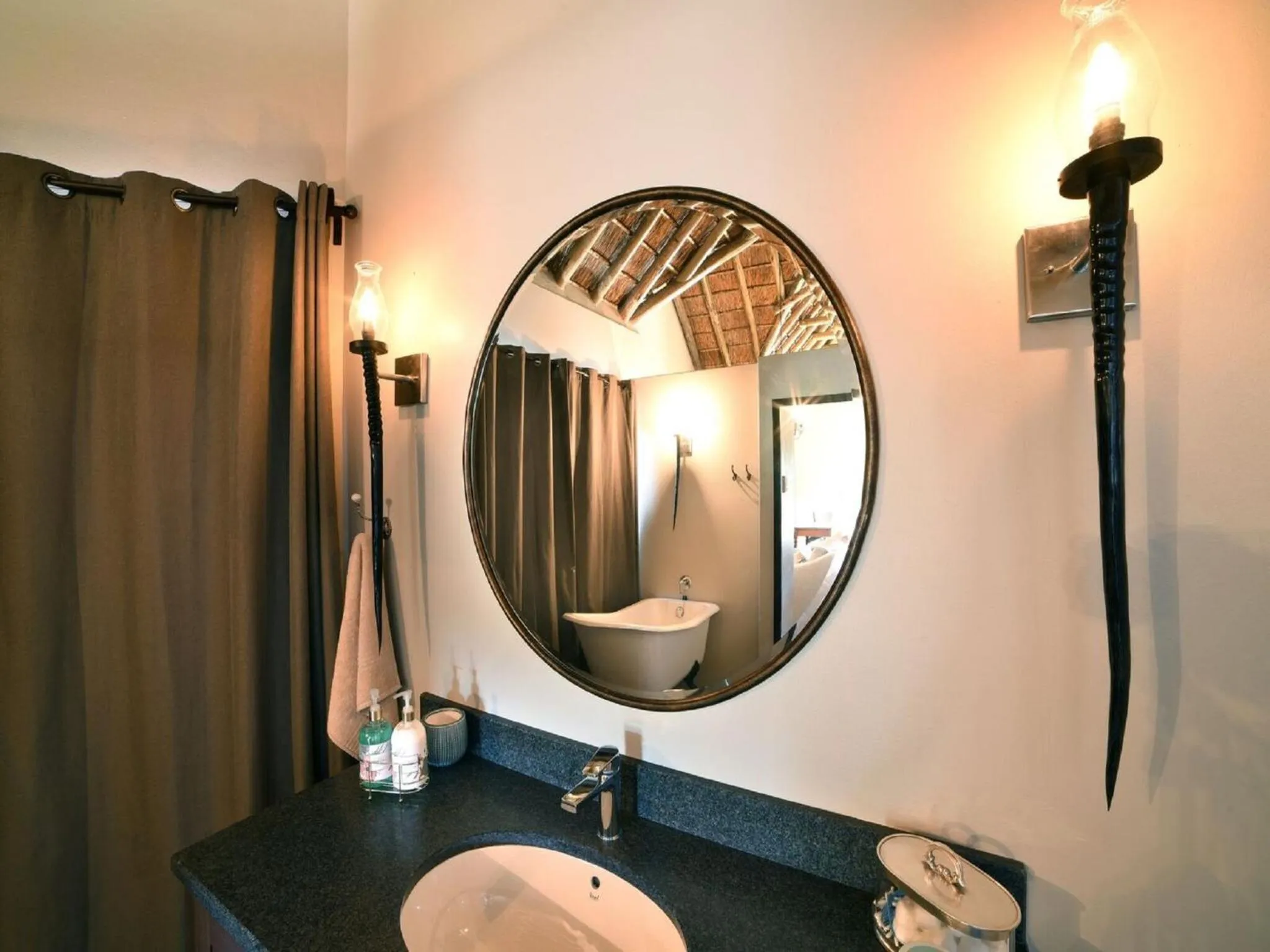 Bathroom in Burlington Bush Cottages by The Oyster Collection