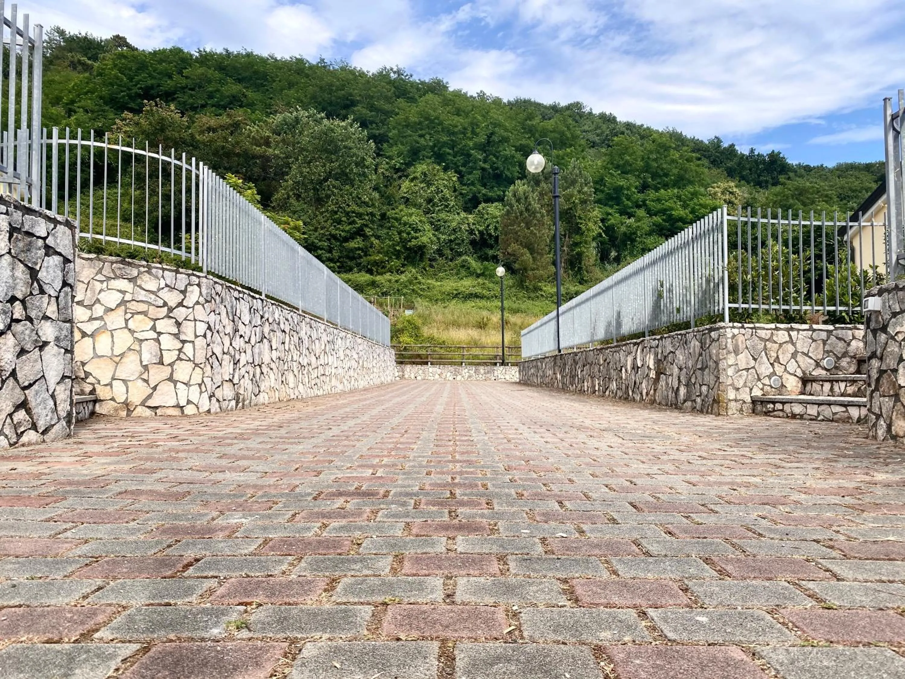 Inner courtyard view in Le Village Sarzana