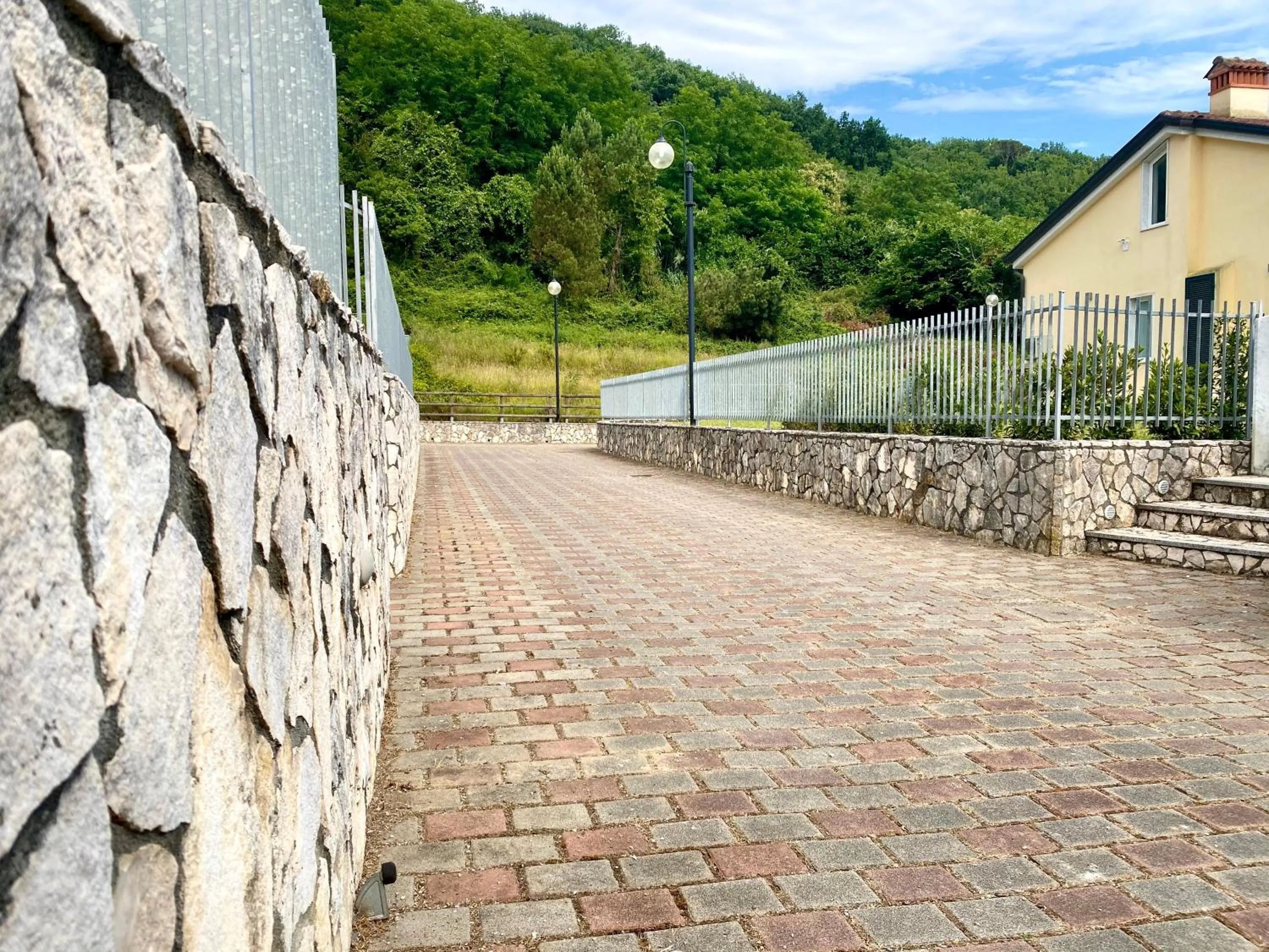 Inner courtyard view in Le Village Sarzana