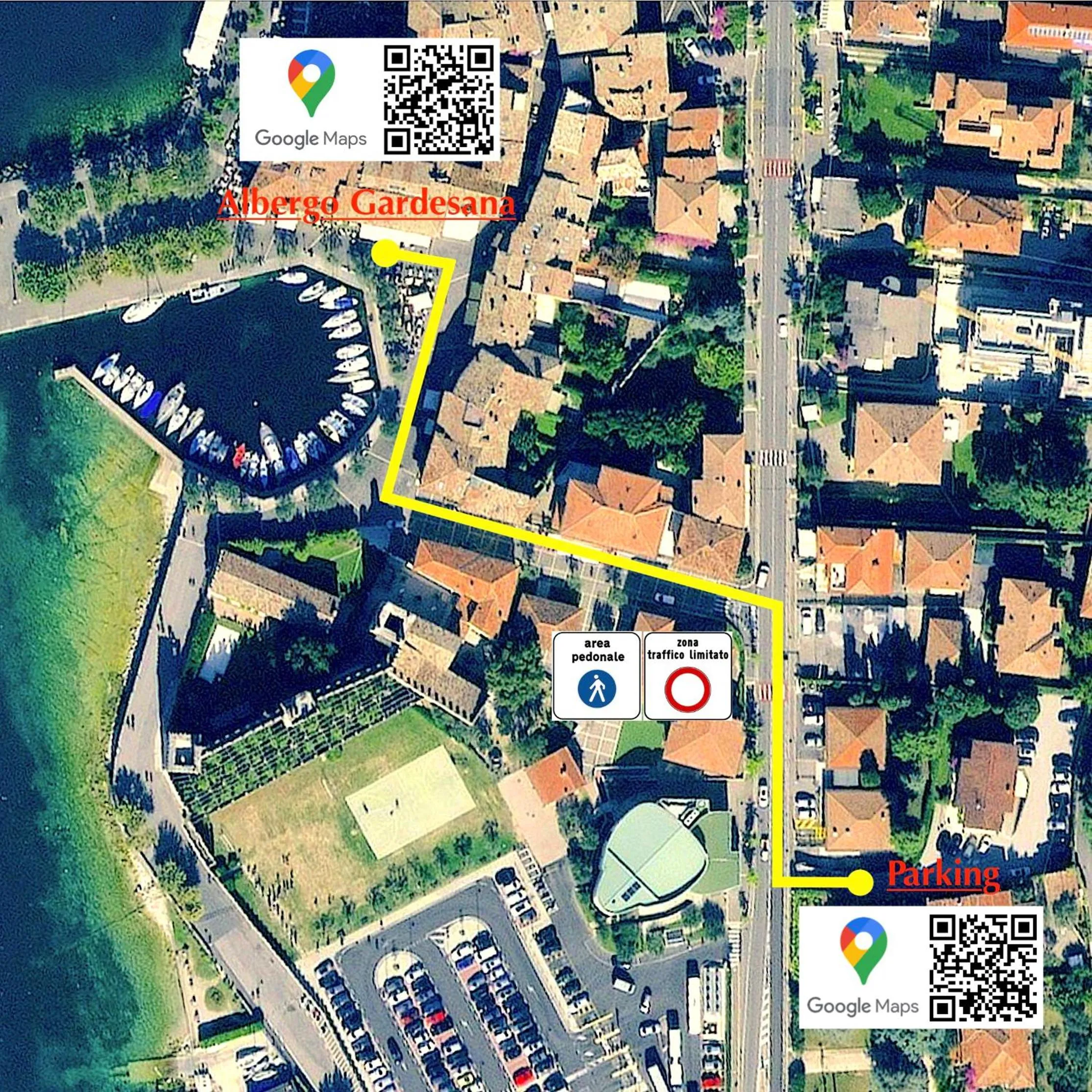 Parking in Albergo Gardesana