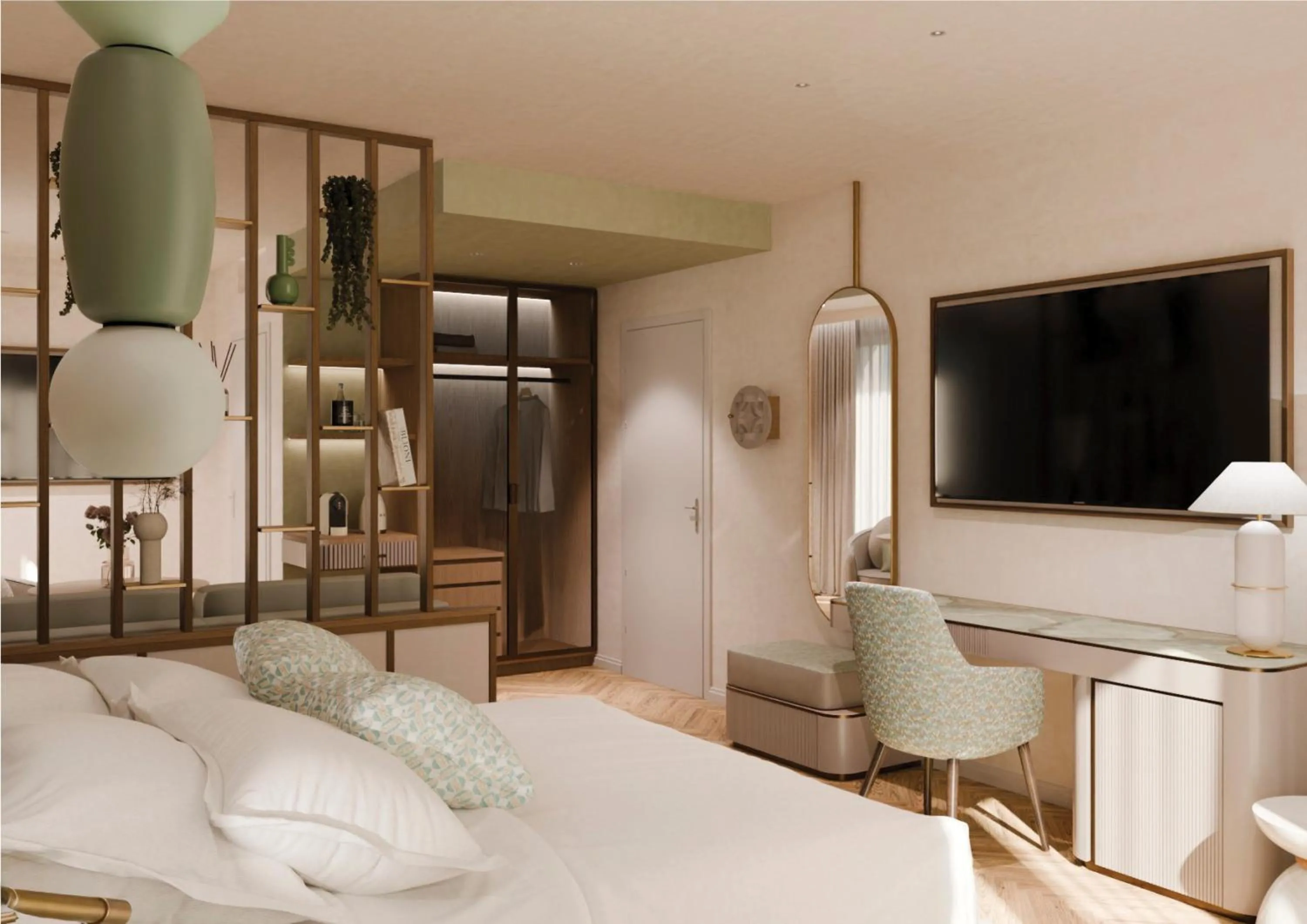 Bed in Baia del Mar Beach Boutique Hotel