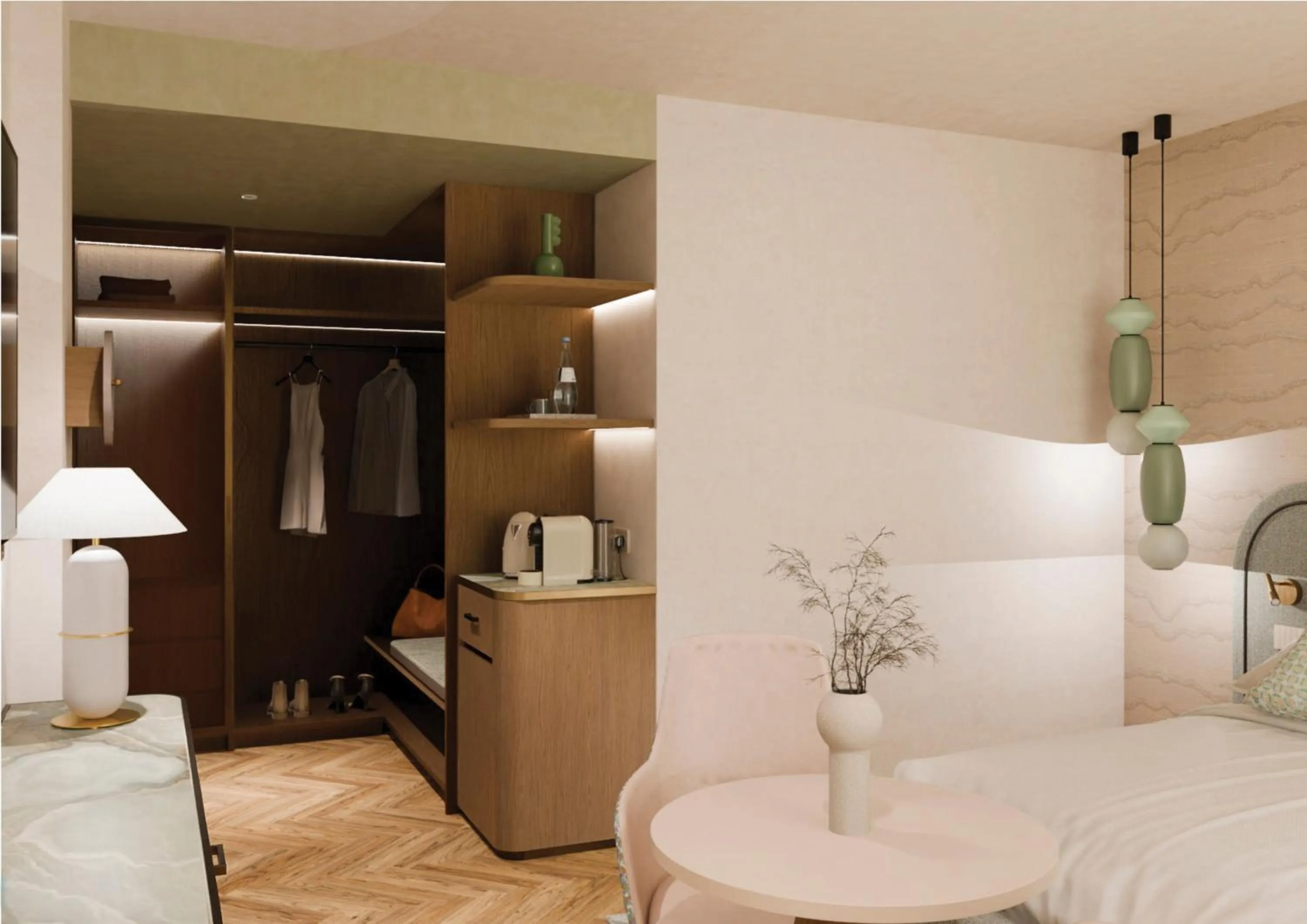 Bed in Baia del Mar Beach Boutique Hotel