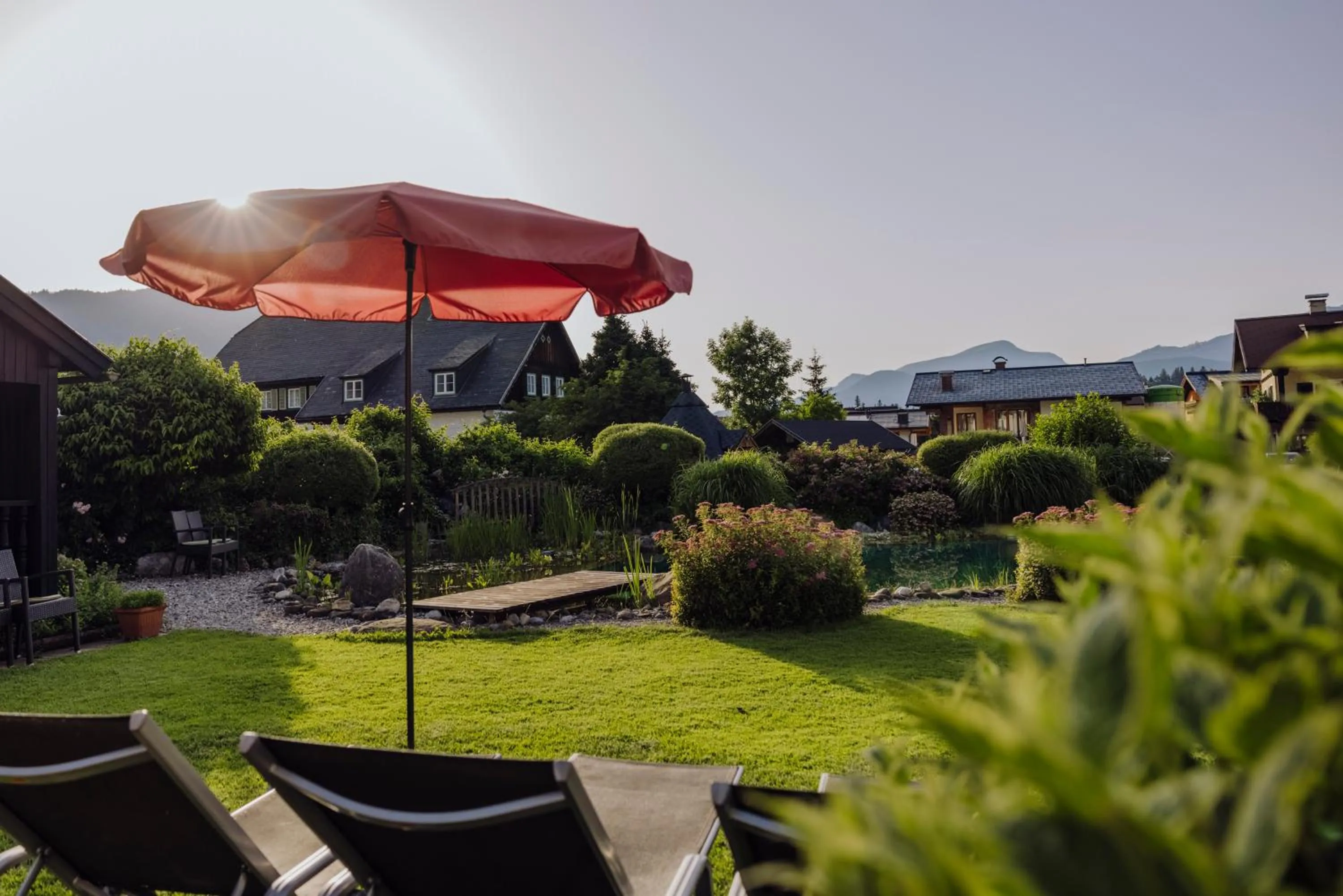 Garden in Hotel Goldener Stern