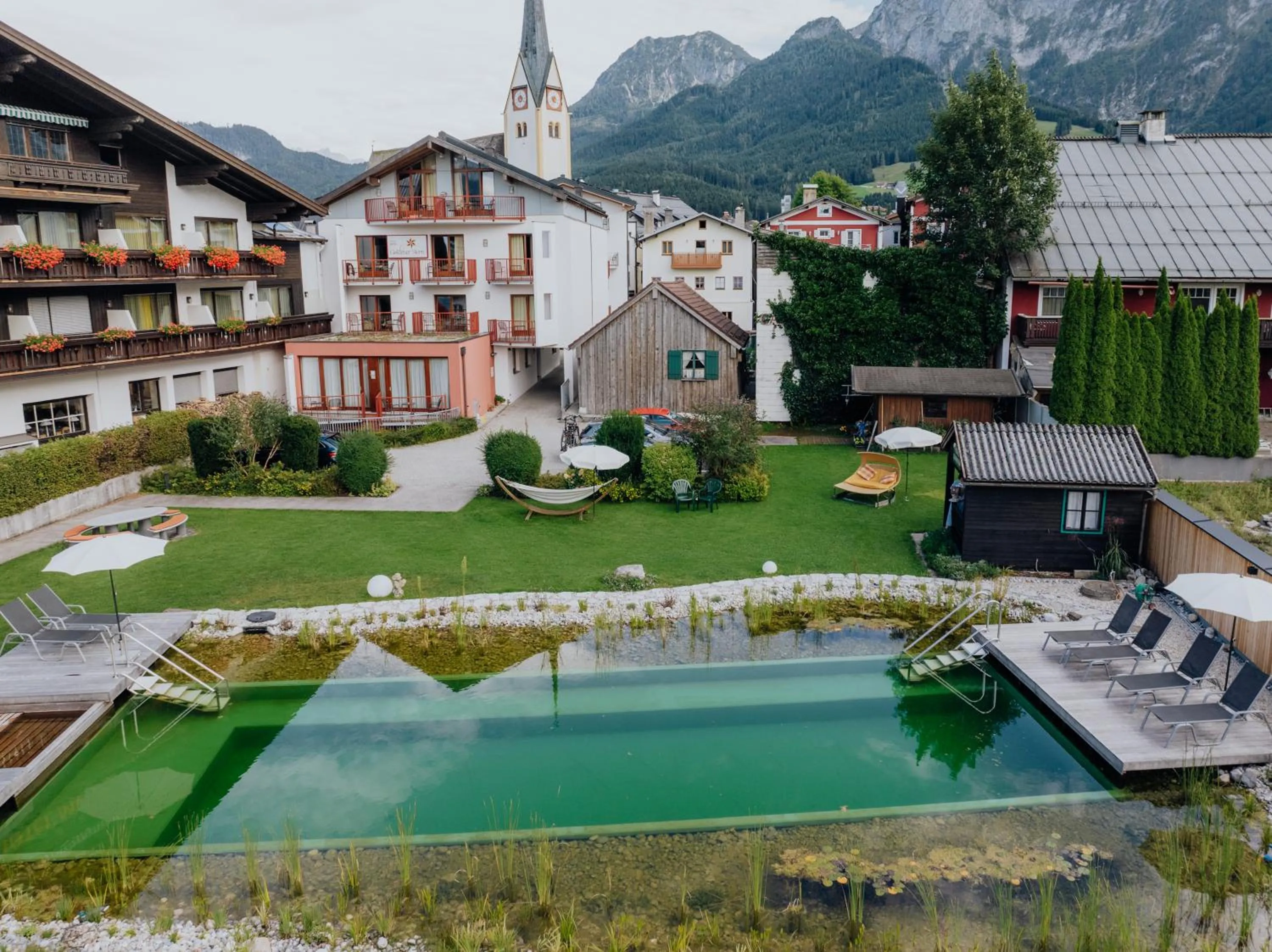 Swimming pool in Hotel Goldener Stern