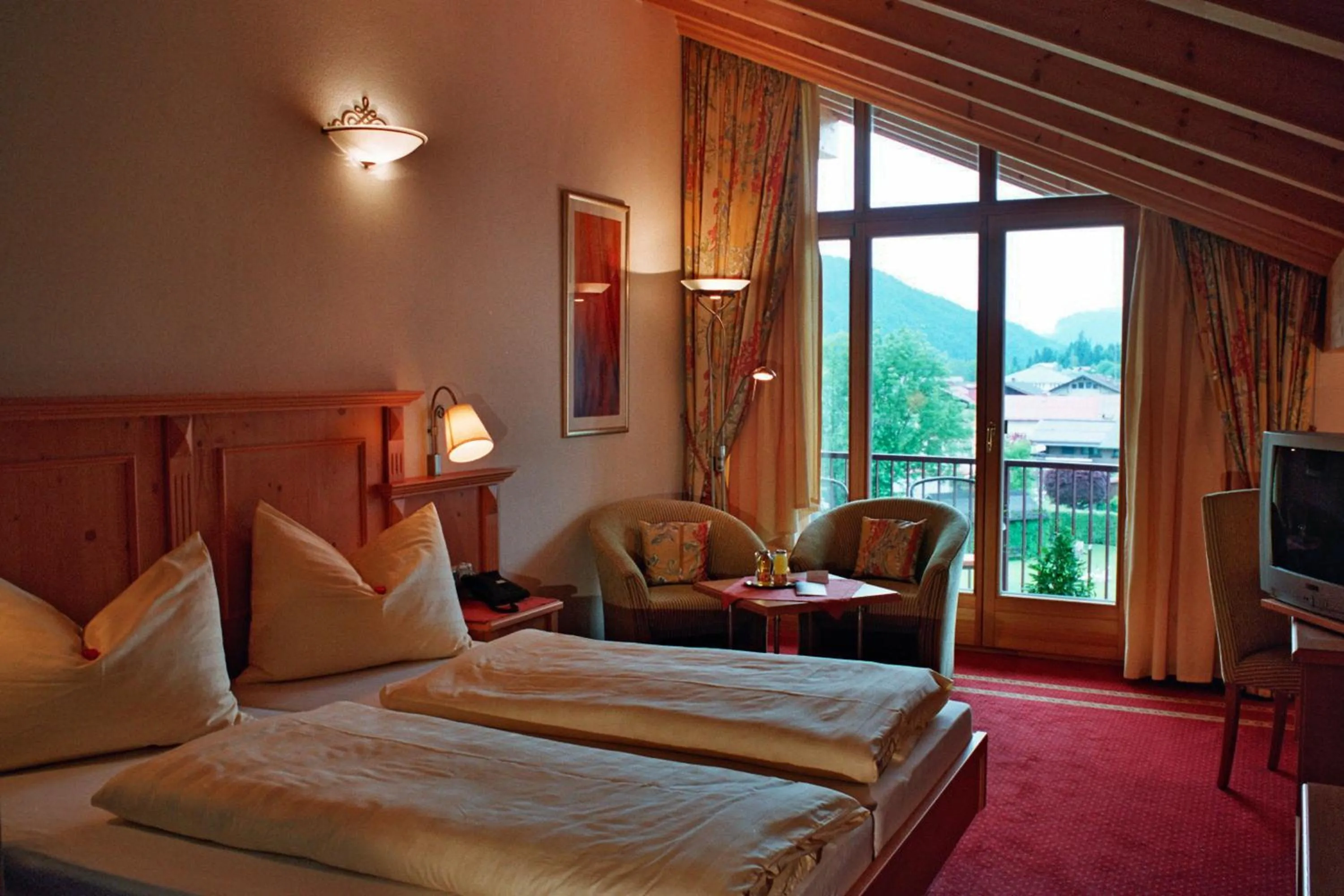 Photo of the whole room, Bed in Hotel Goldener Stern