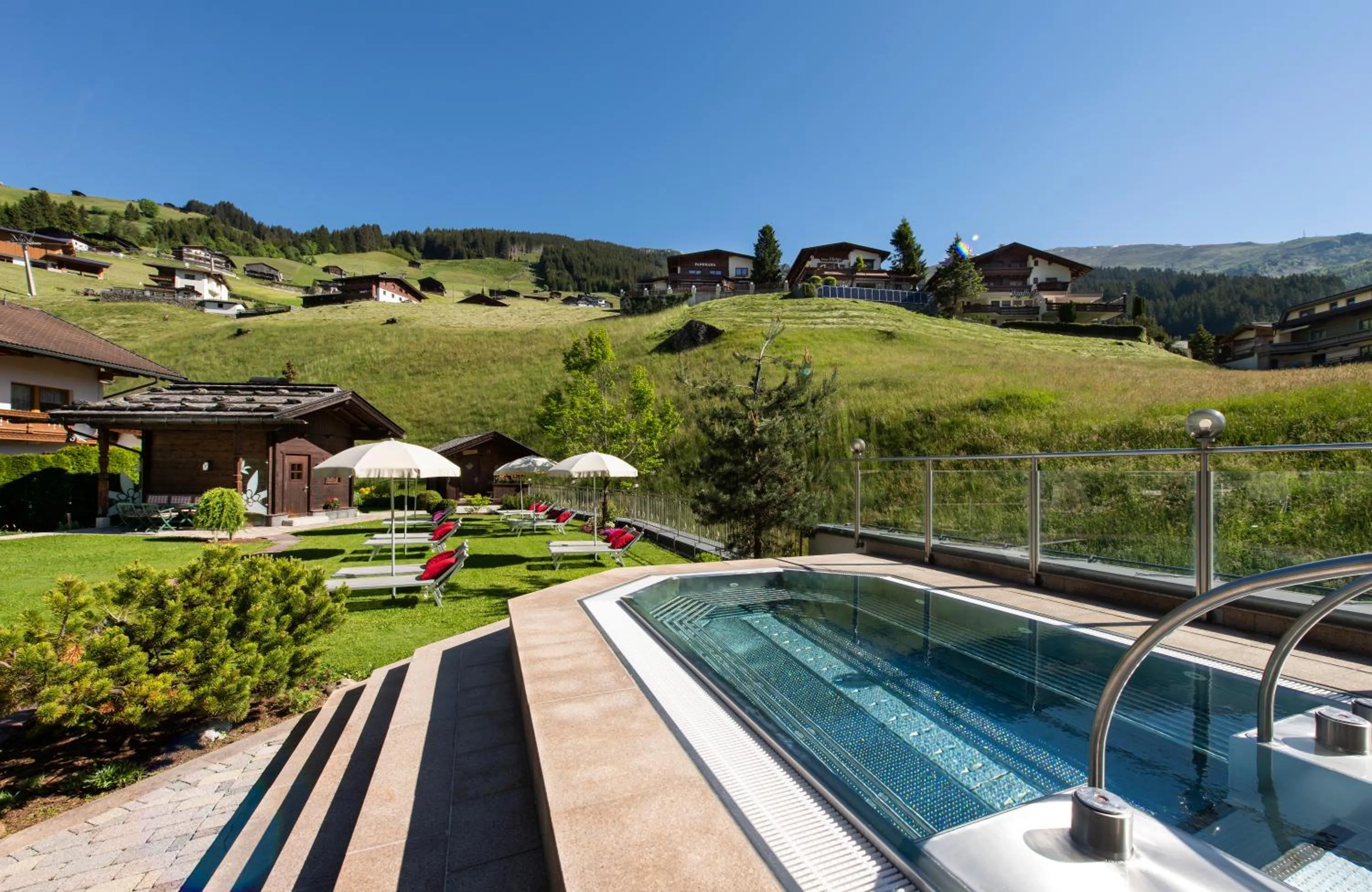 Hot Tub in Hotel Alpin Spa Tuxerhof