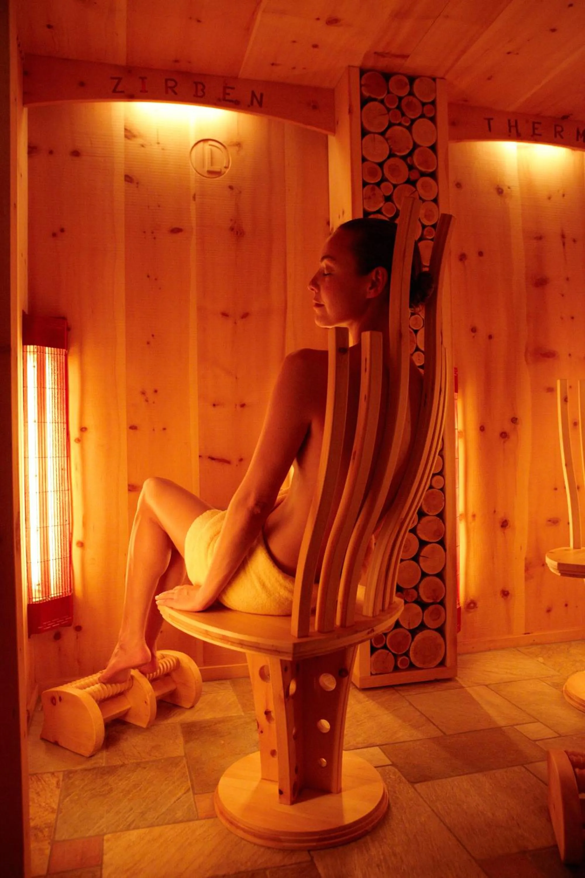 Sauna in Hotel Alpin Spa Tuxerhof