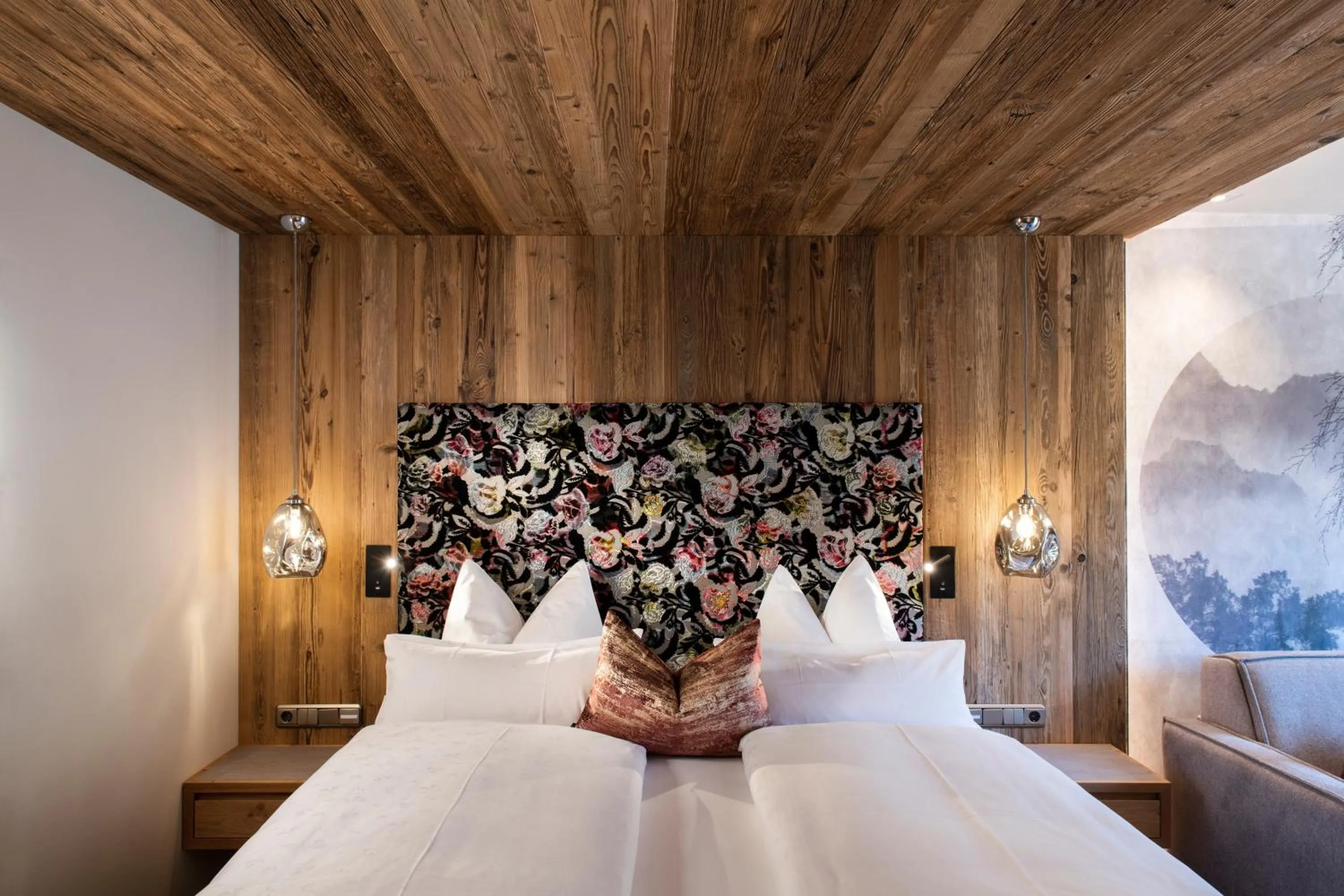 Photo of the whole room, Bed in Hotel Alpin Spa Tuxerhof