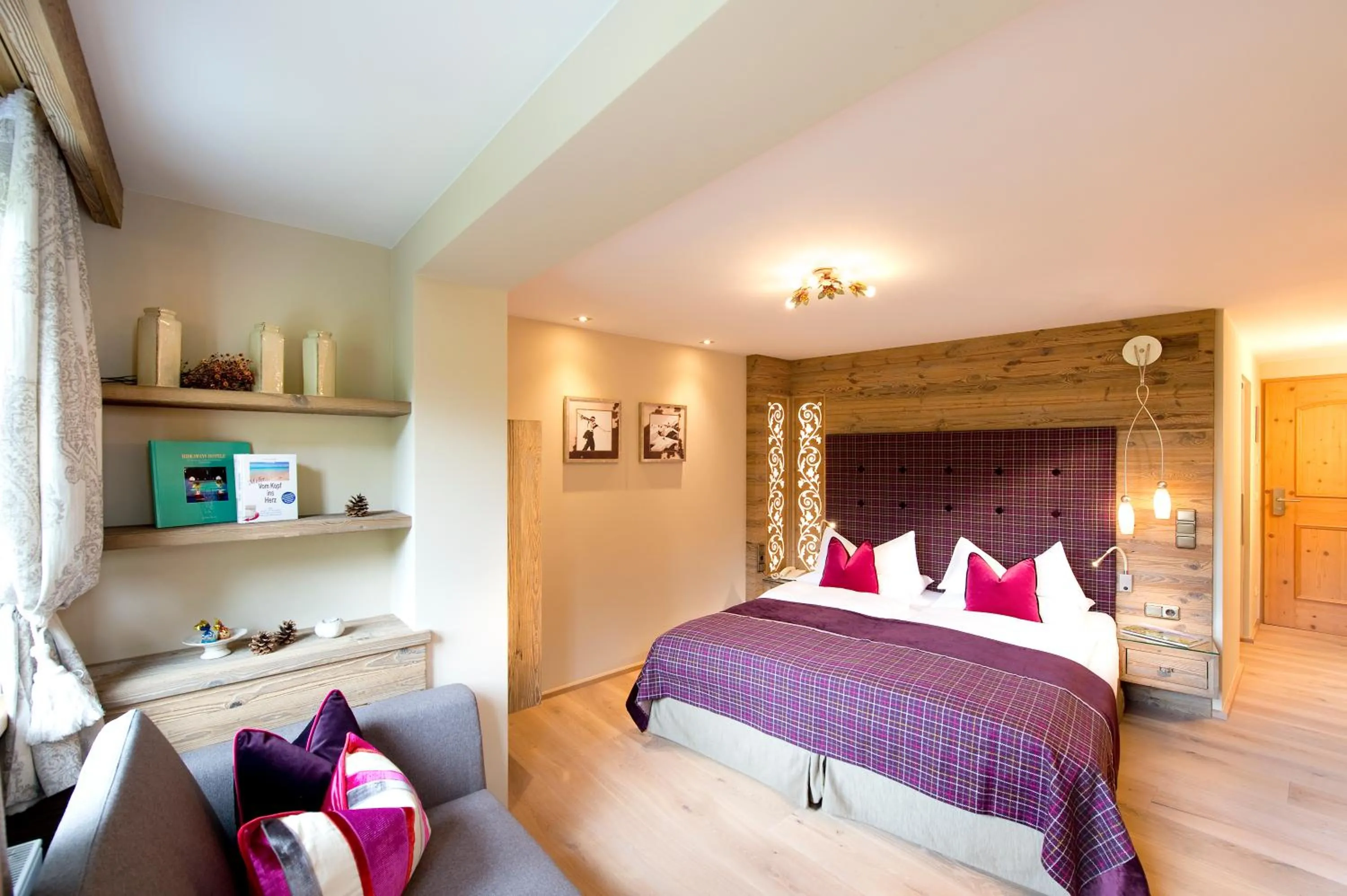 Photo of the whole room, Bed in Hotel Alpin Spa Tuxerhof
