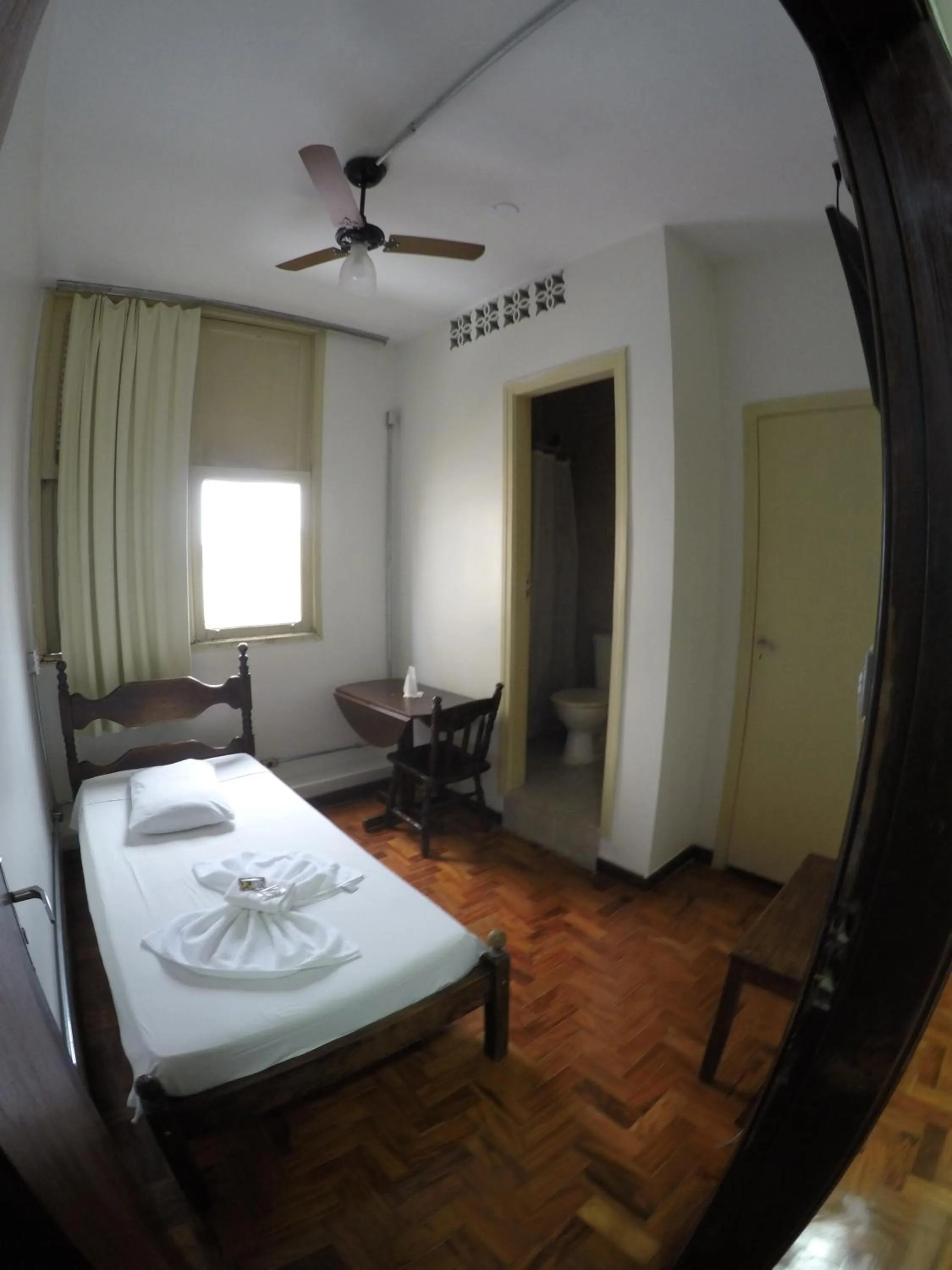 Bed in Hotel Sao Nicolau