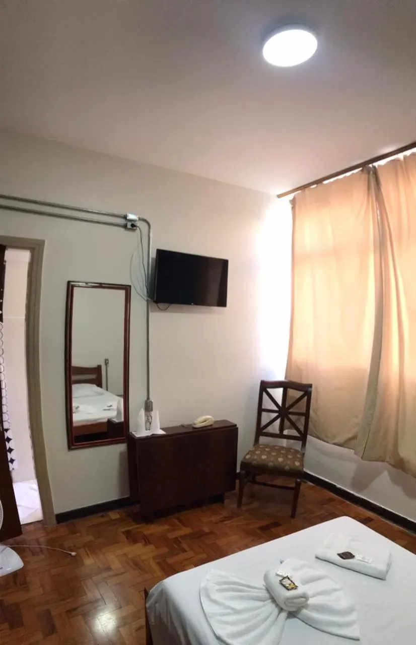 Bed in Hotel Sao Nicolau