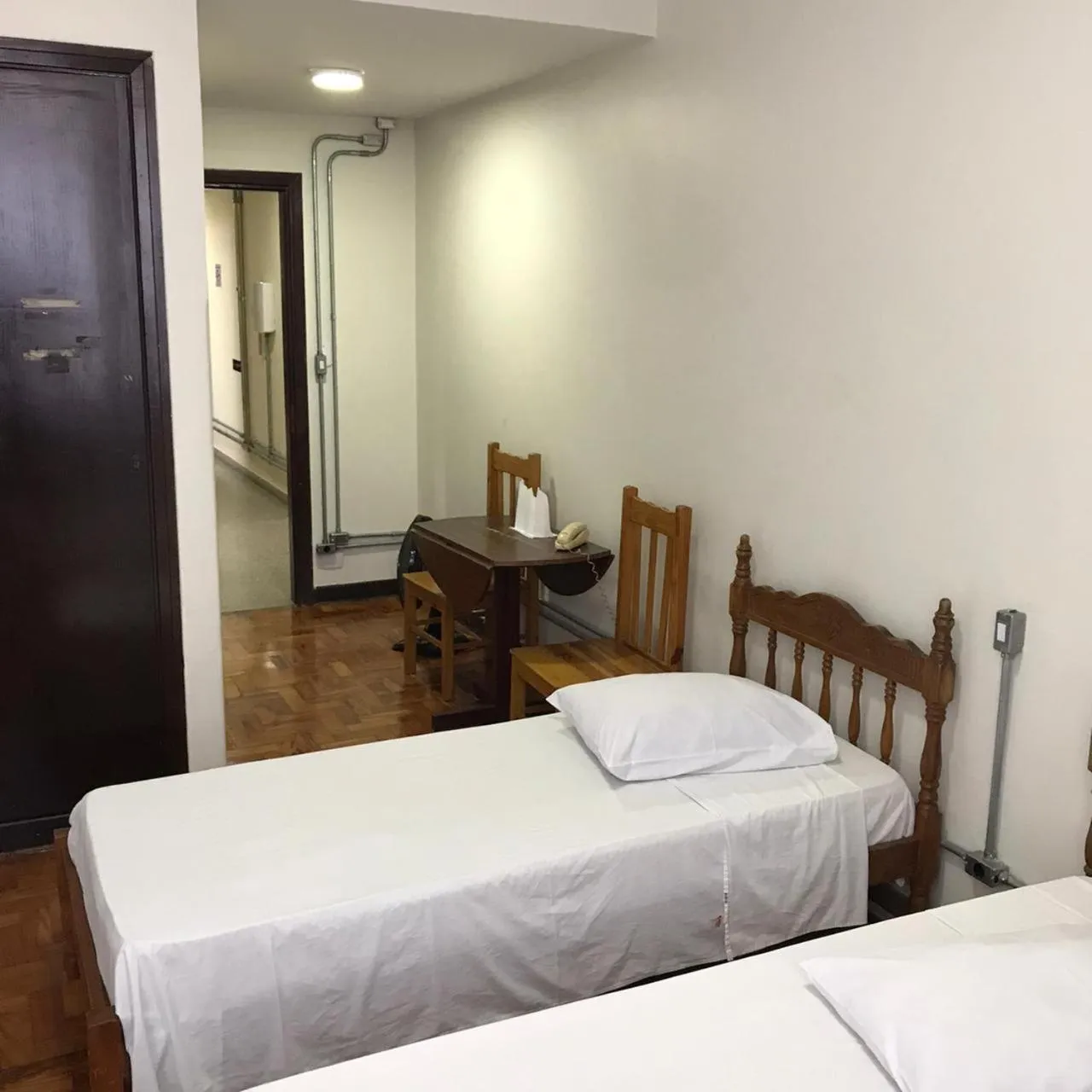 Bed in Hotel Sao Nicolau