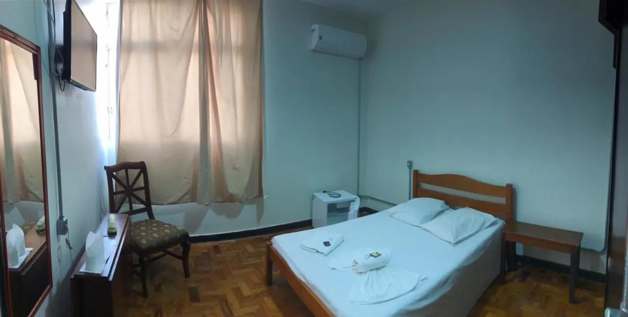 Bed in Hotel Sao Nicolau