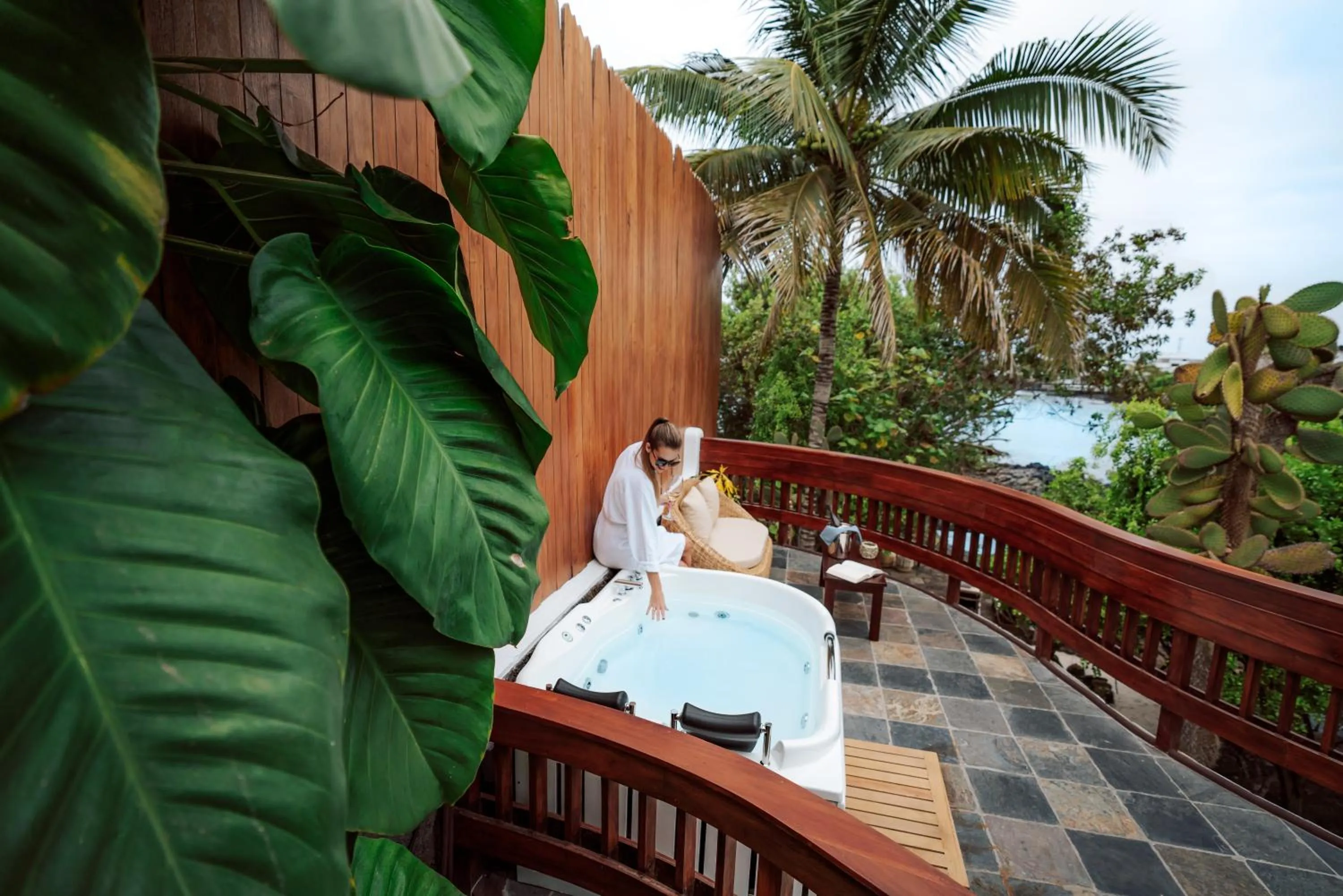 Hot Tub in Hotel Villa Escalesia Galapagos