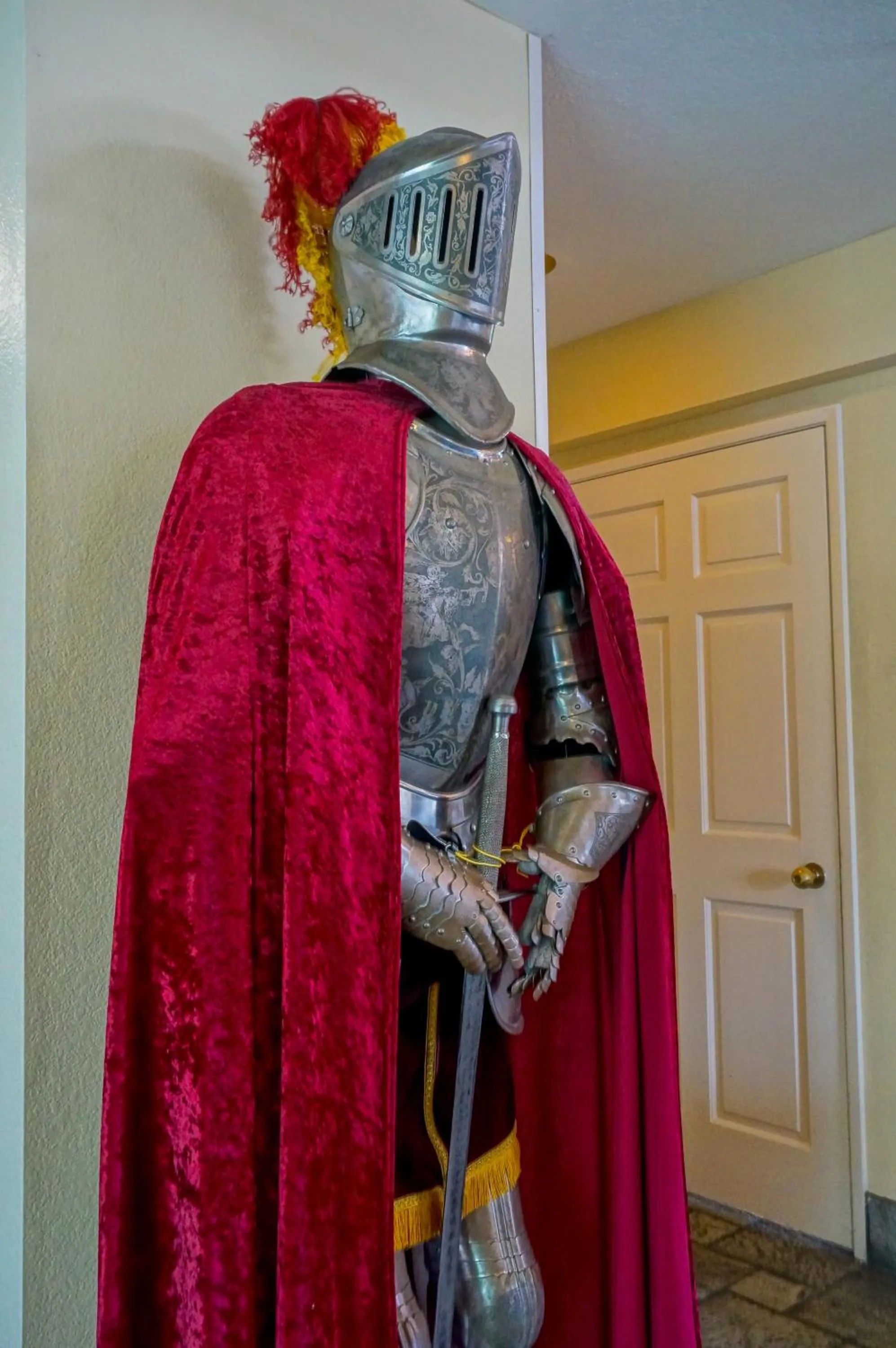 Decorative detail in Castle Inn and Suites Anaheim