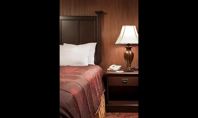 Bed in Castle Inn and Suites Anaheim