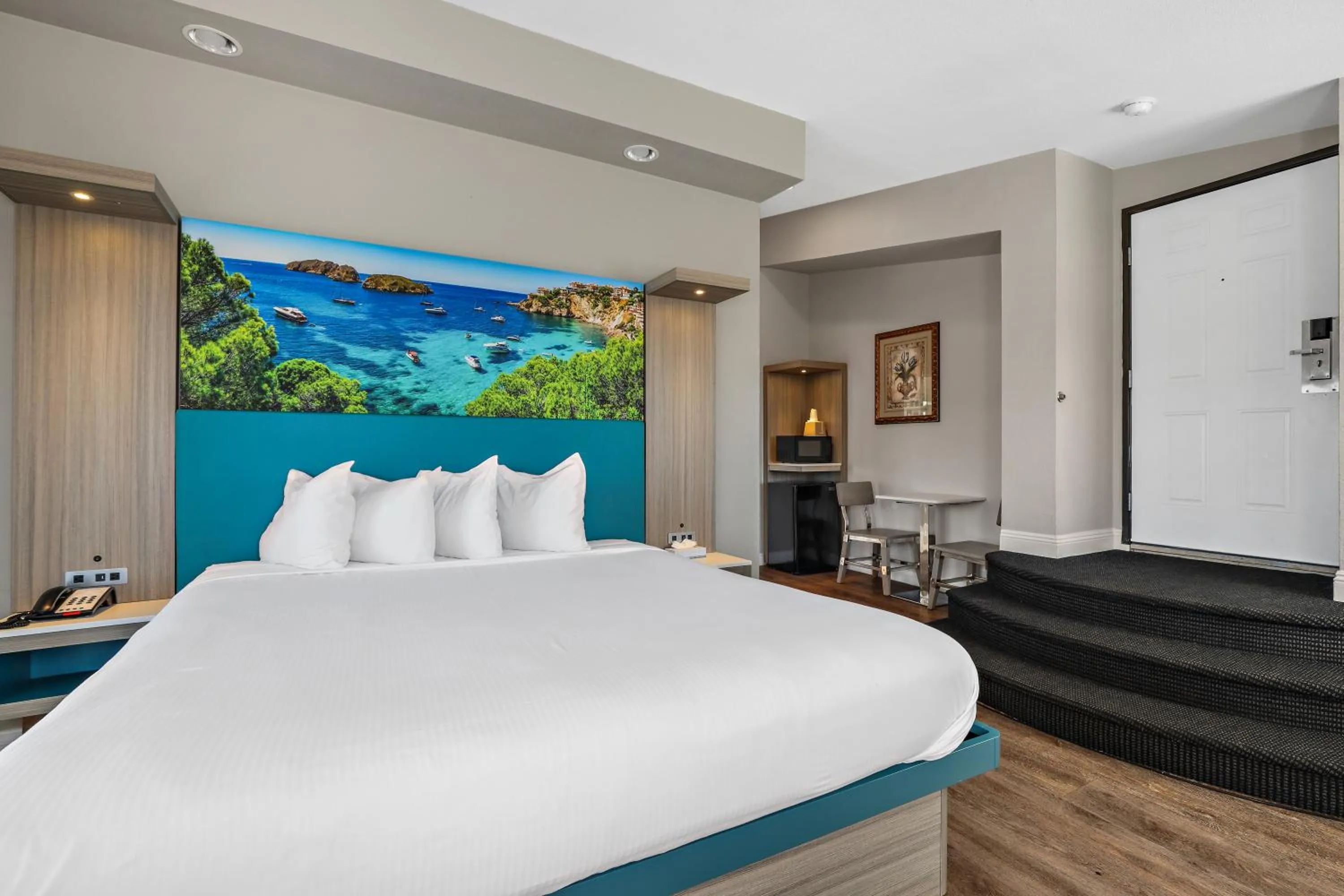 Bed in Motel Mediteran