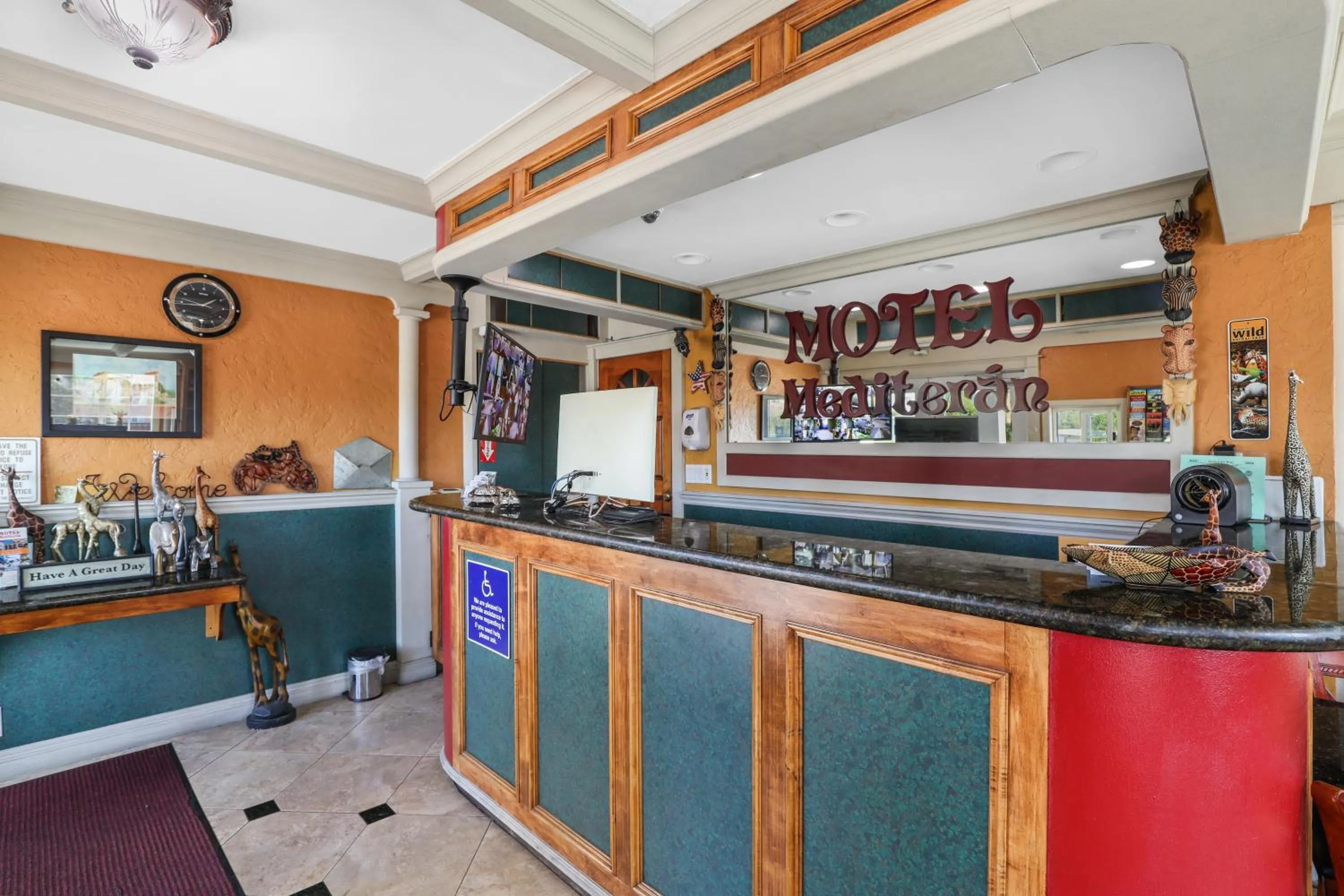 Lobby or reception in Motel Mediteran
