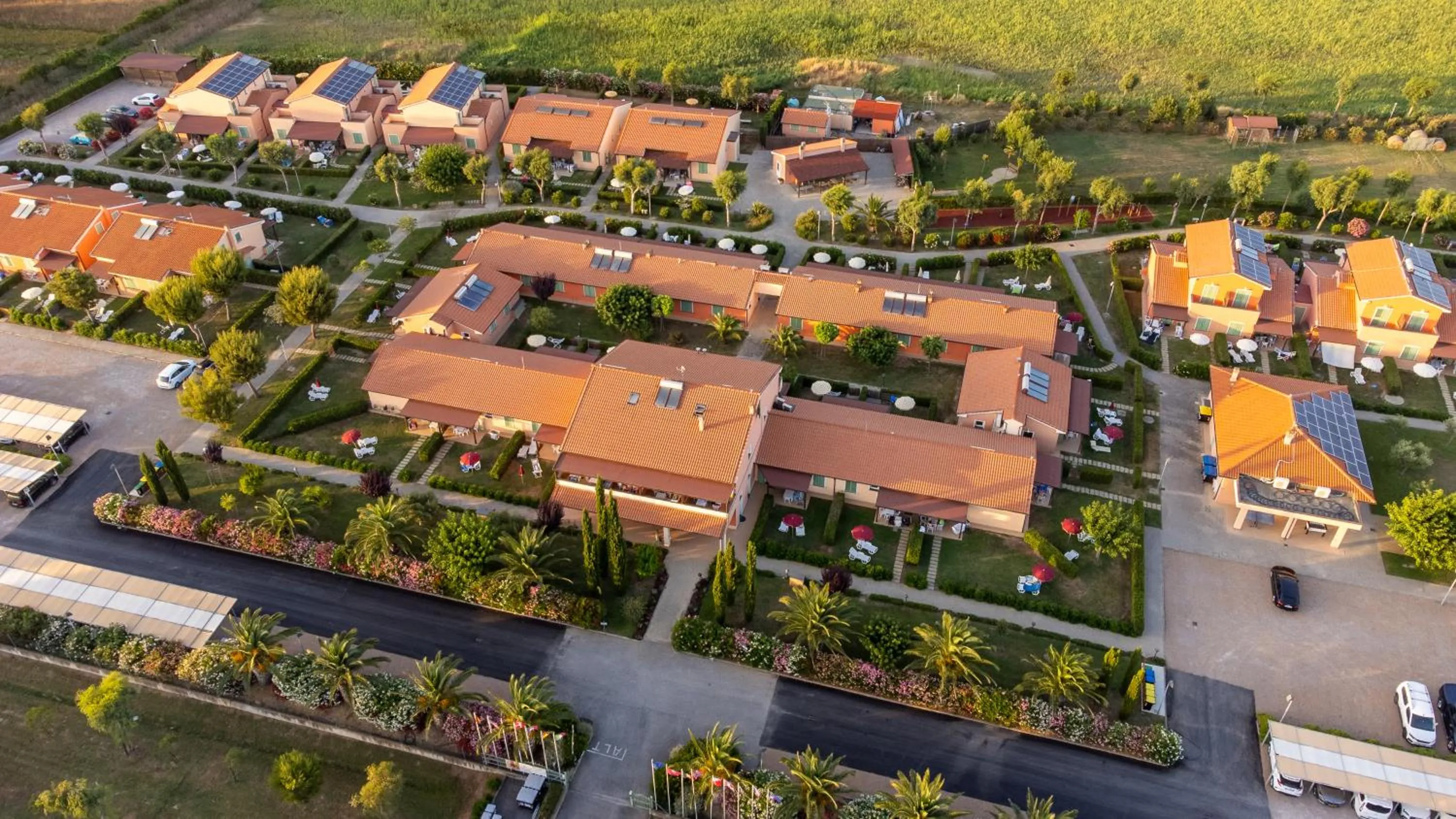 Bird's eye view in Rosa Dei Venti