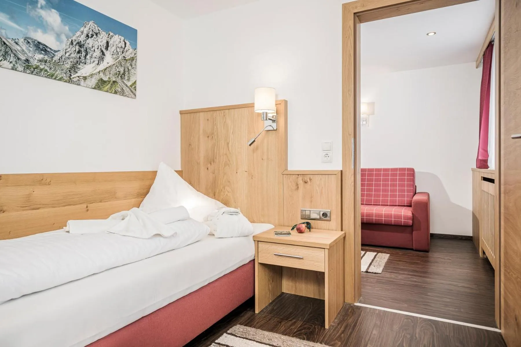 Bed in Hotel Kirchlerhof