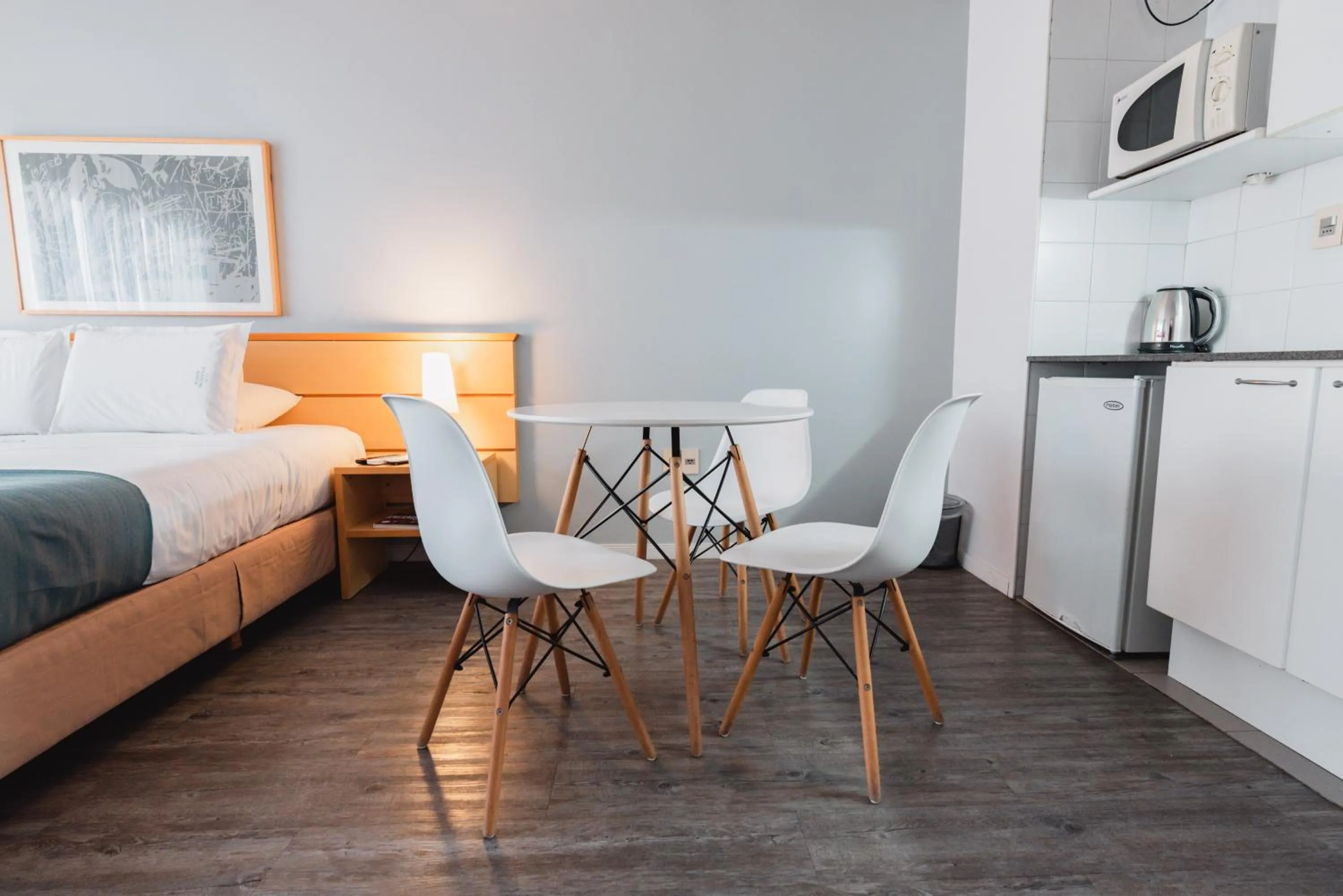 furniture, Bed in Punta Trouville Hotel