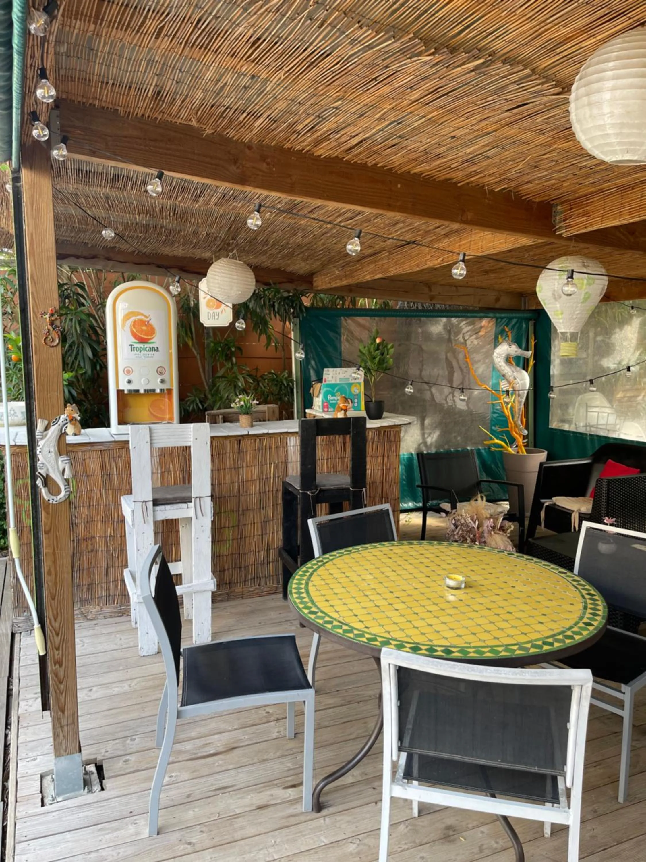 Dining area in Hotel Clair Logis