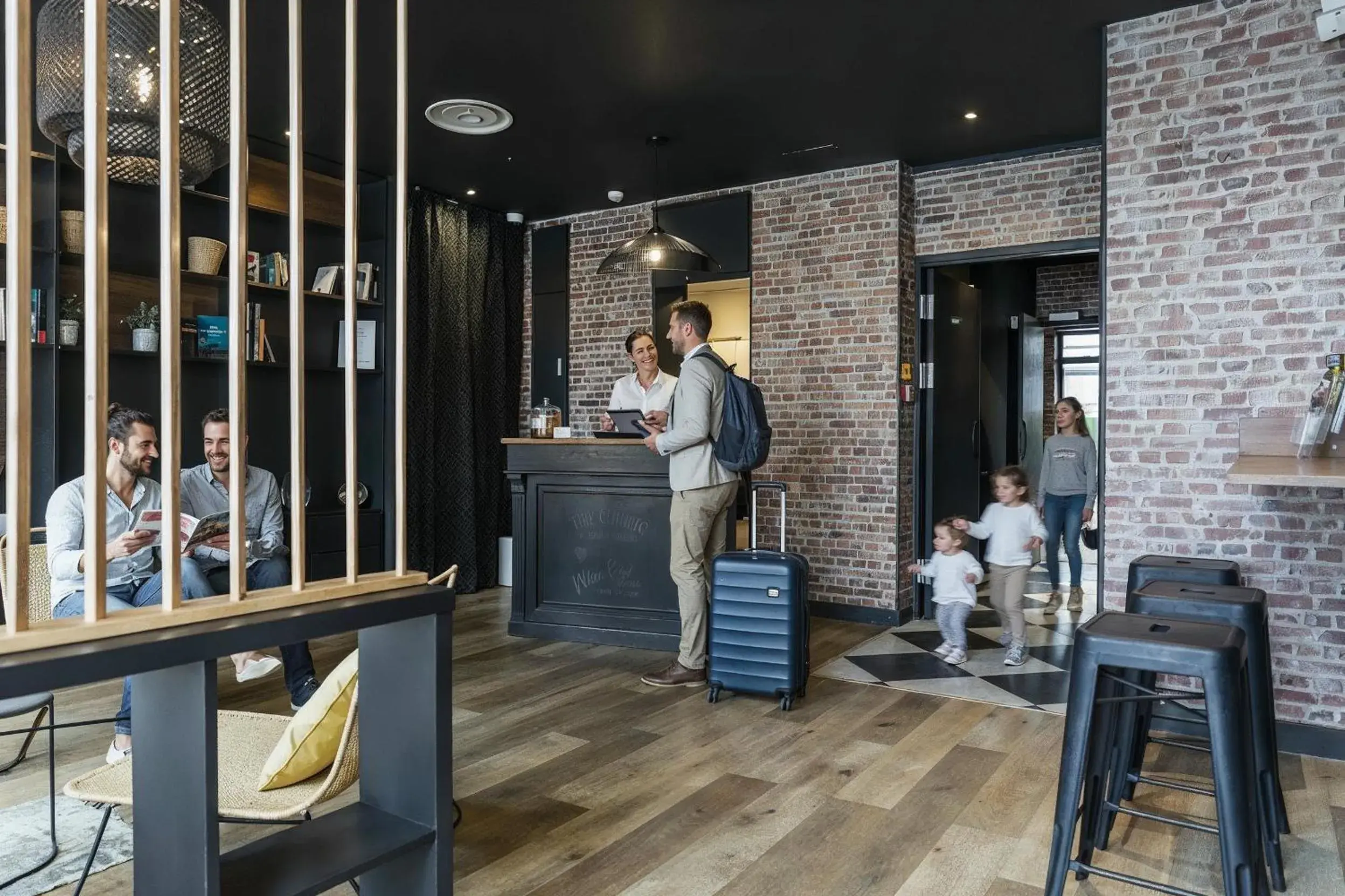 Lobby or reception in Hotel SUB Lobby or reception in Hotel SUB