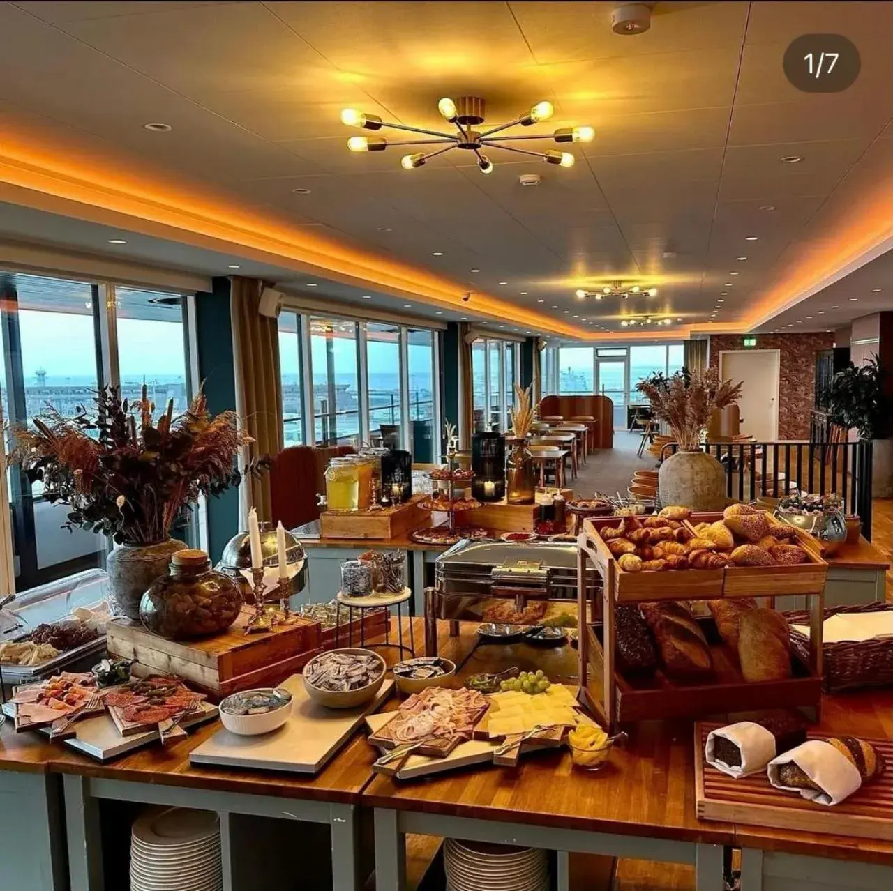 Continental breakfast in Hotel Jutlandia Continental breakfast in Hotel Jutlandia