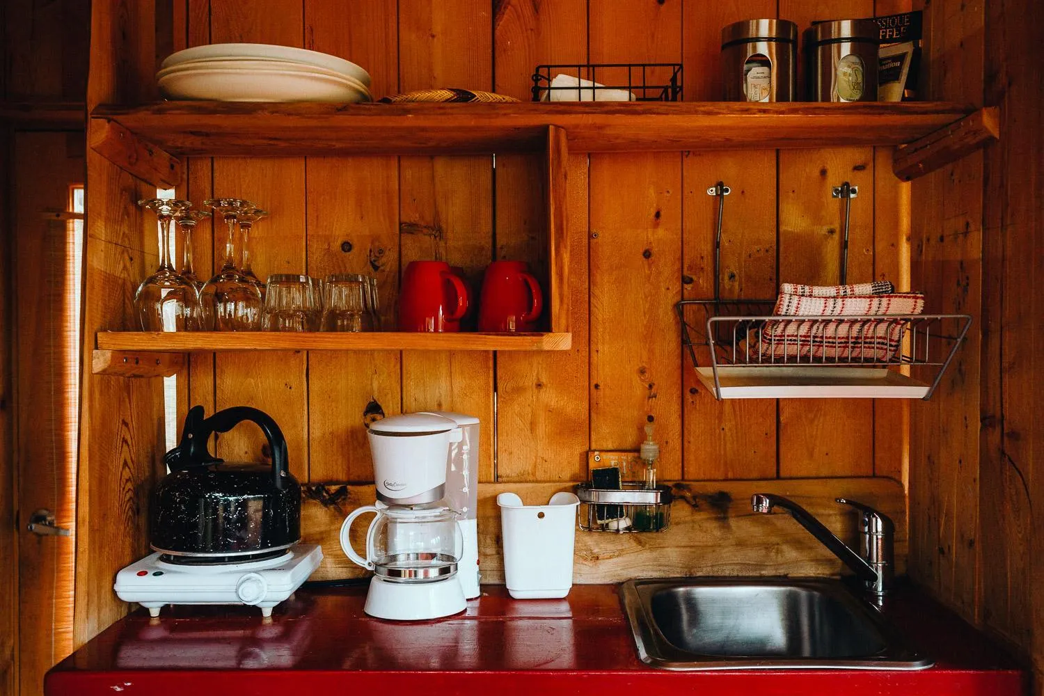 Coffee/tea facilities in Canopée Lit