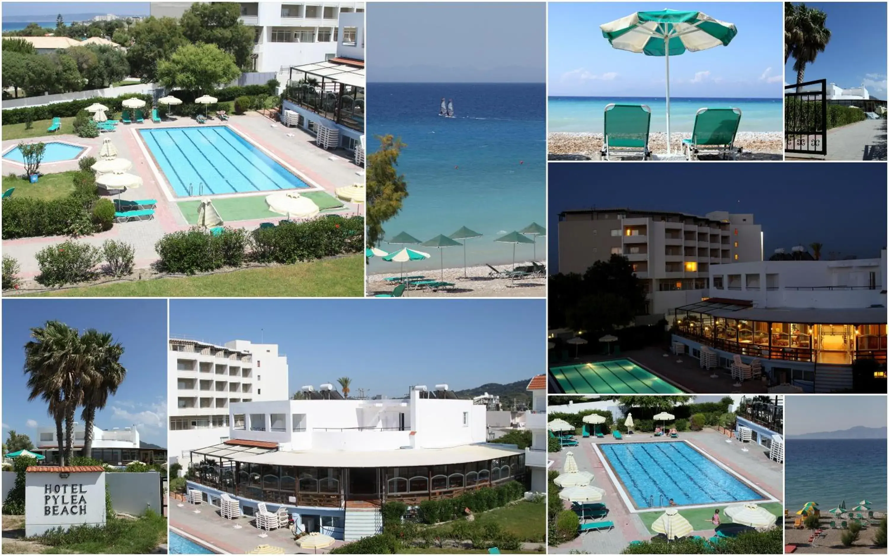 Property building in Pylea Beach Hotel Property building in Pylea Beach Hotel