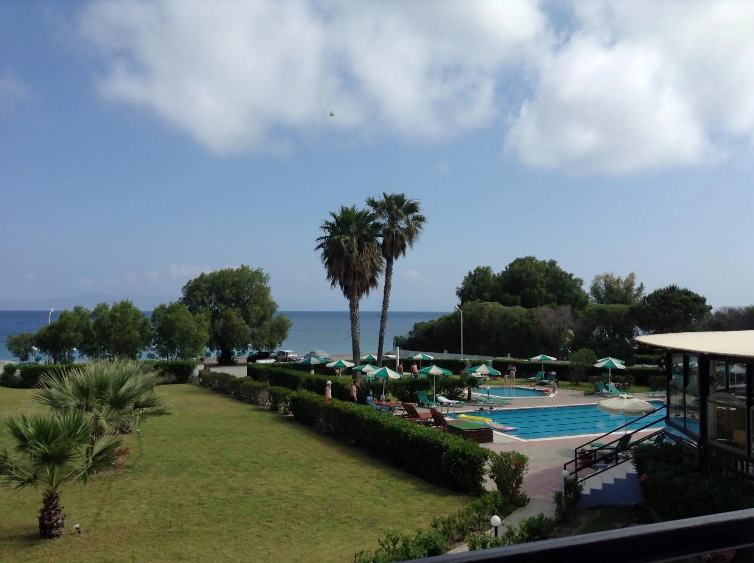 Pool view in Pylea Beach Hotel