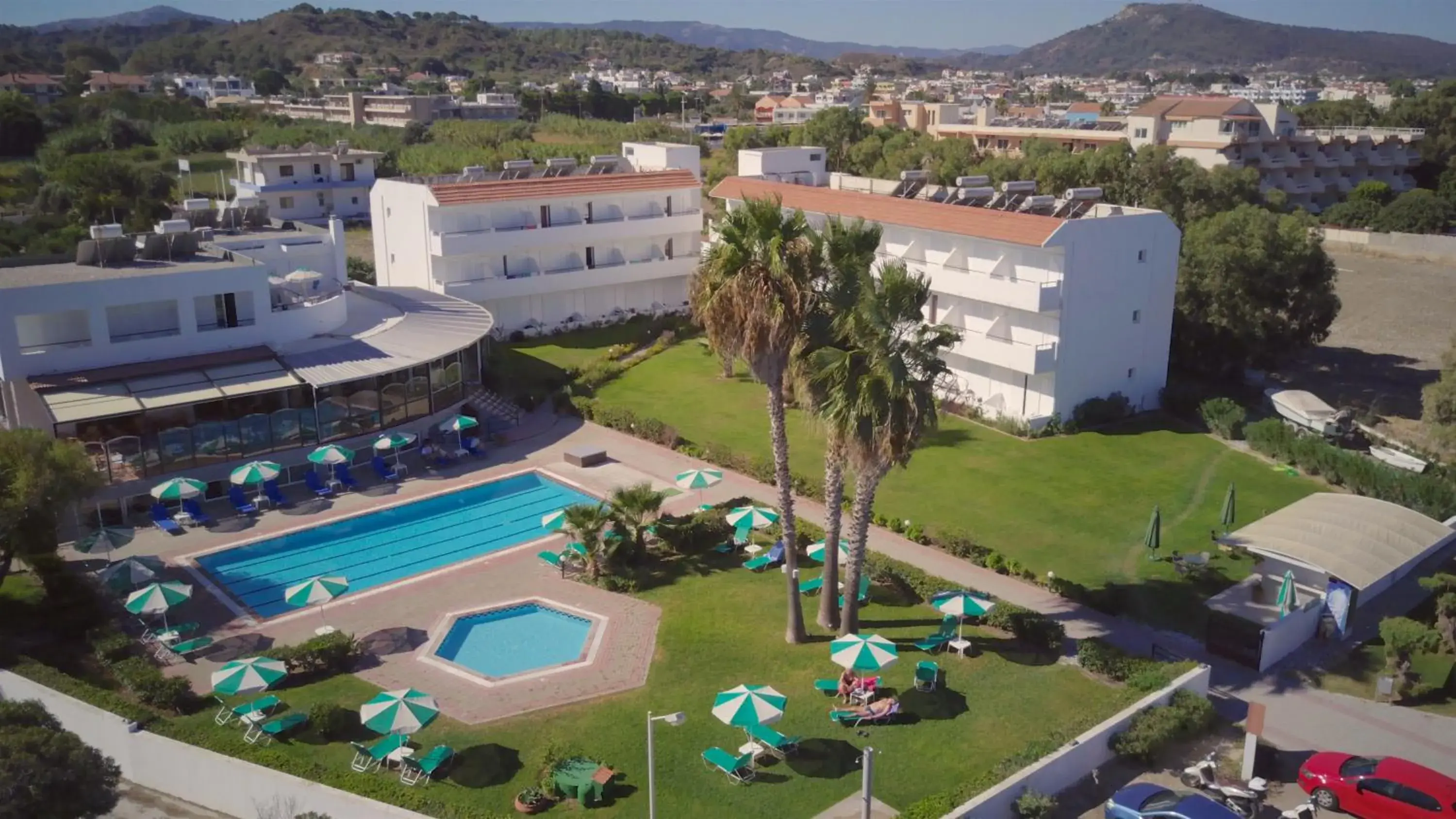 Bird's eye view in Pylea Beach Hotel Bird's eye view in Pylea Beach Hotel