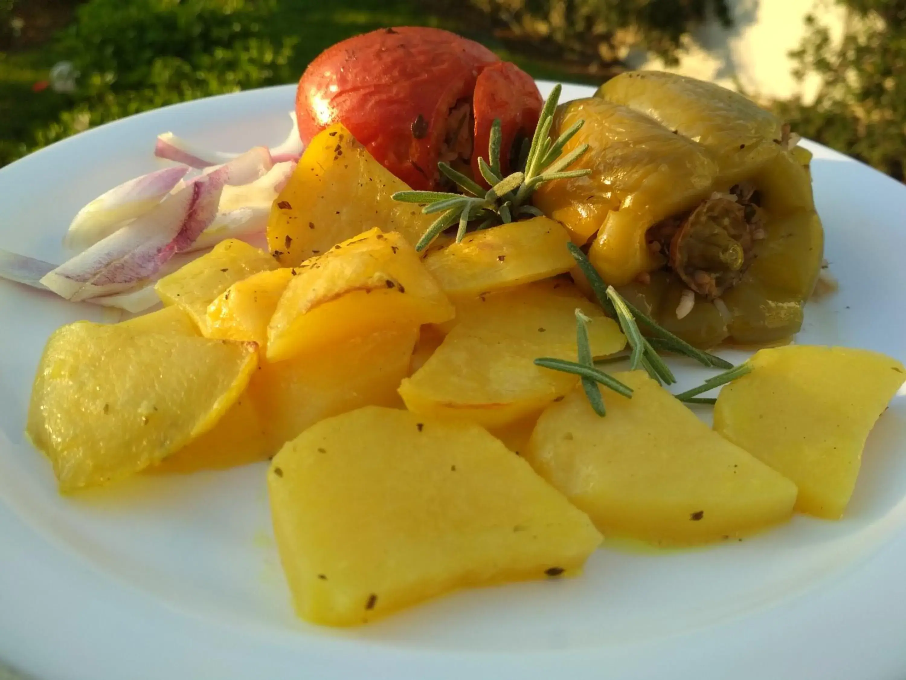 Food close-up in Pylea Beach Hotel Food close-up in Pylea Beach Hotel