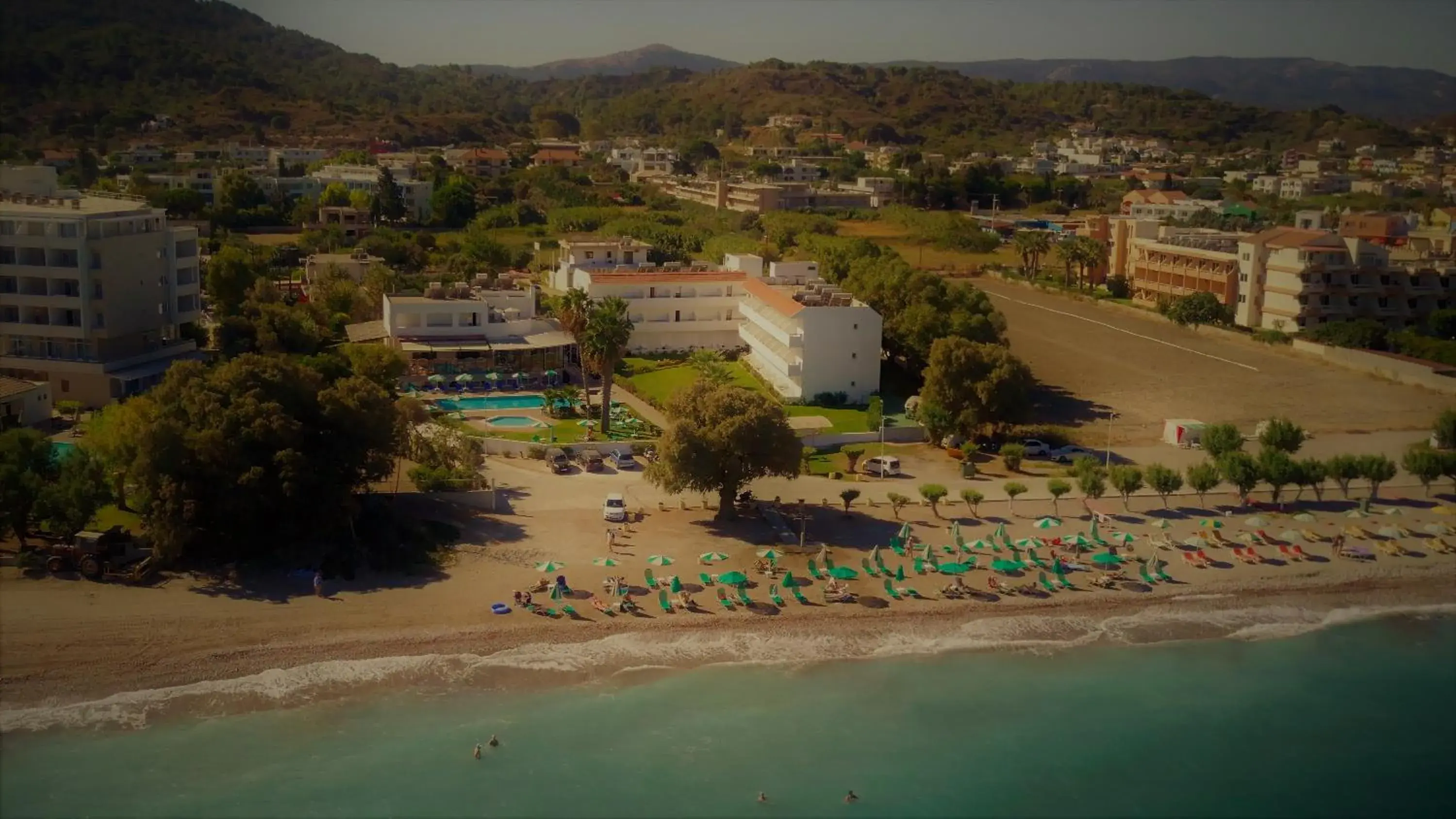 Bird's eye view in Pylea Beach Hotel Bird's eye view in Pylea Beach Hotel