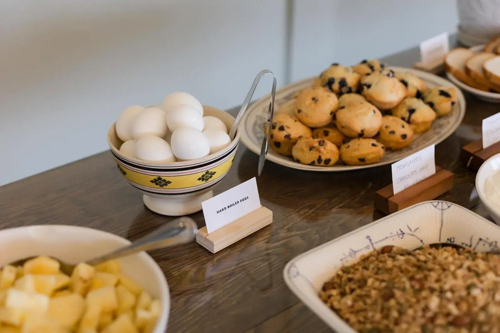 Buffet breakfast in Apple Tree Inn Buffet breakfast in Apple Tree Inn