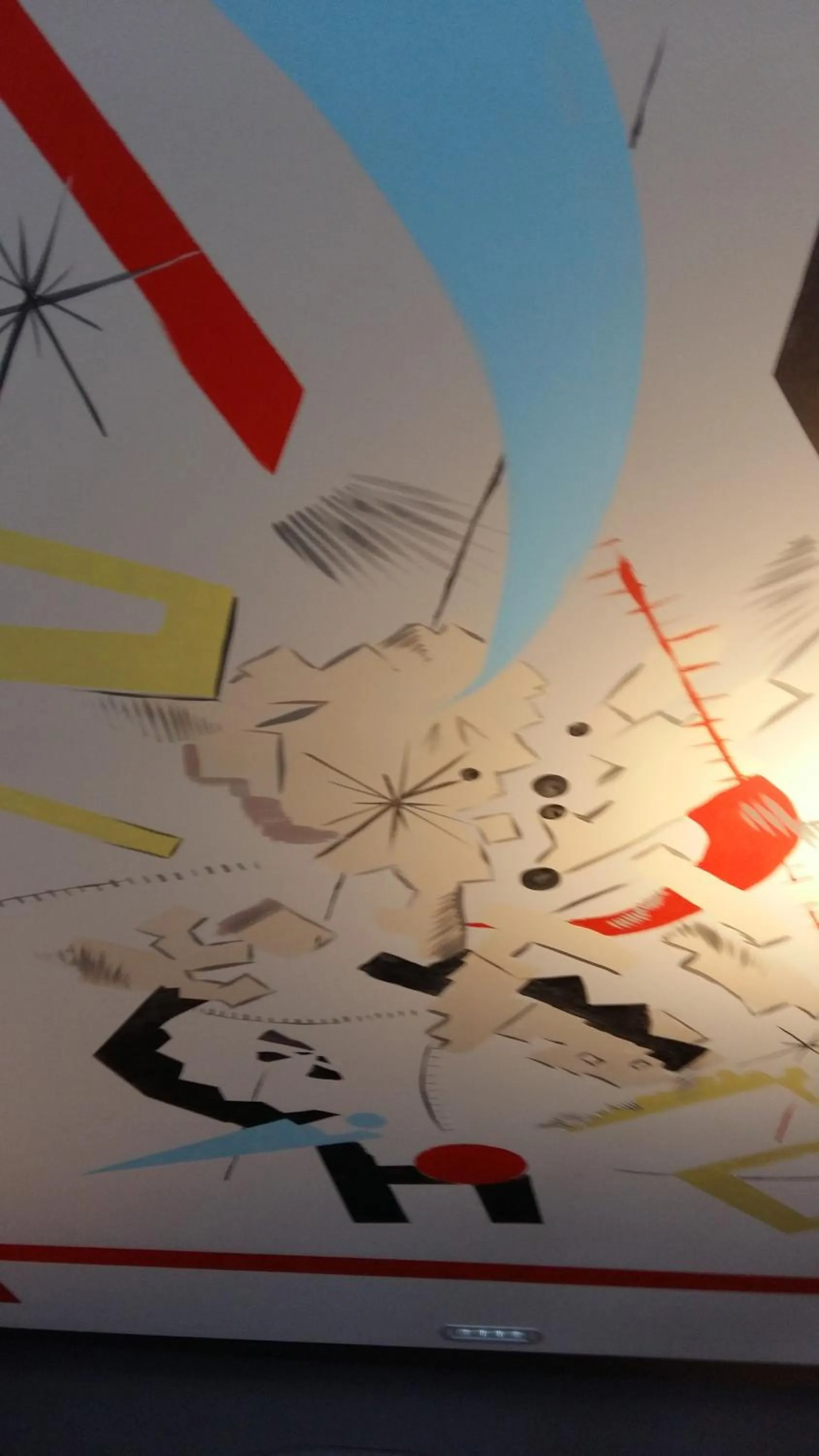 Decorative detail in Hotel Thonon Centre Le Comte Rouge