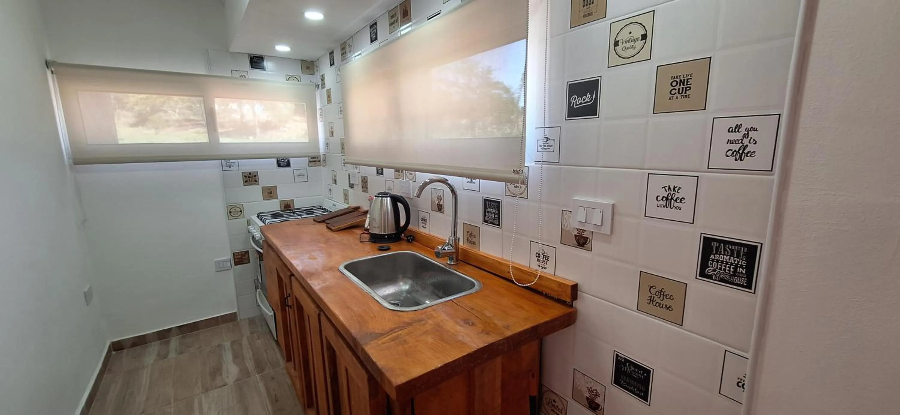 Kitchen or kitchenette in Terrazas de Nahuascat
