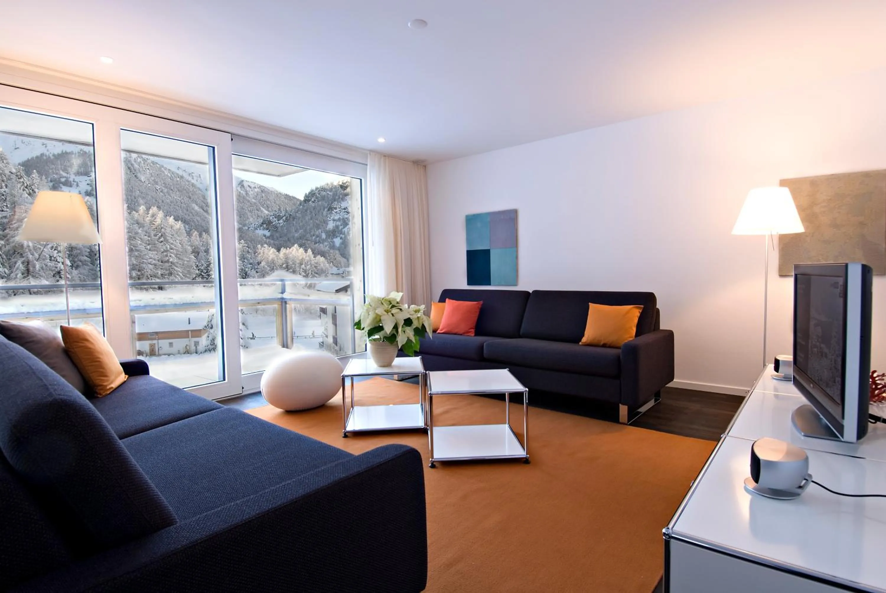 Seating area in Chalet Altesse - Premium Apartments