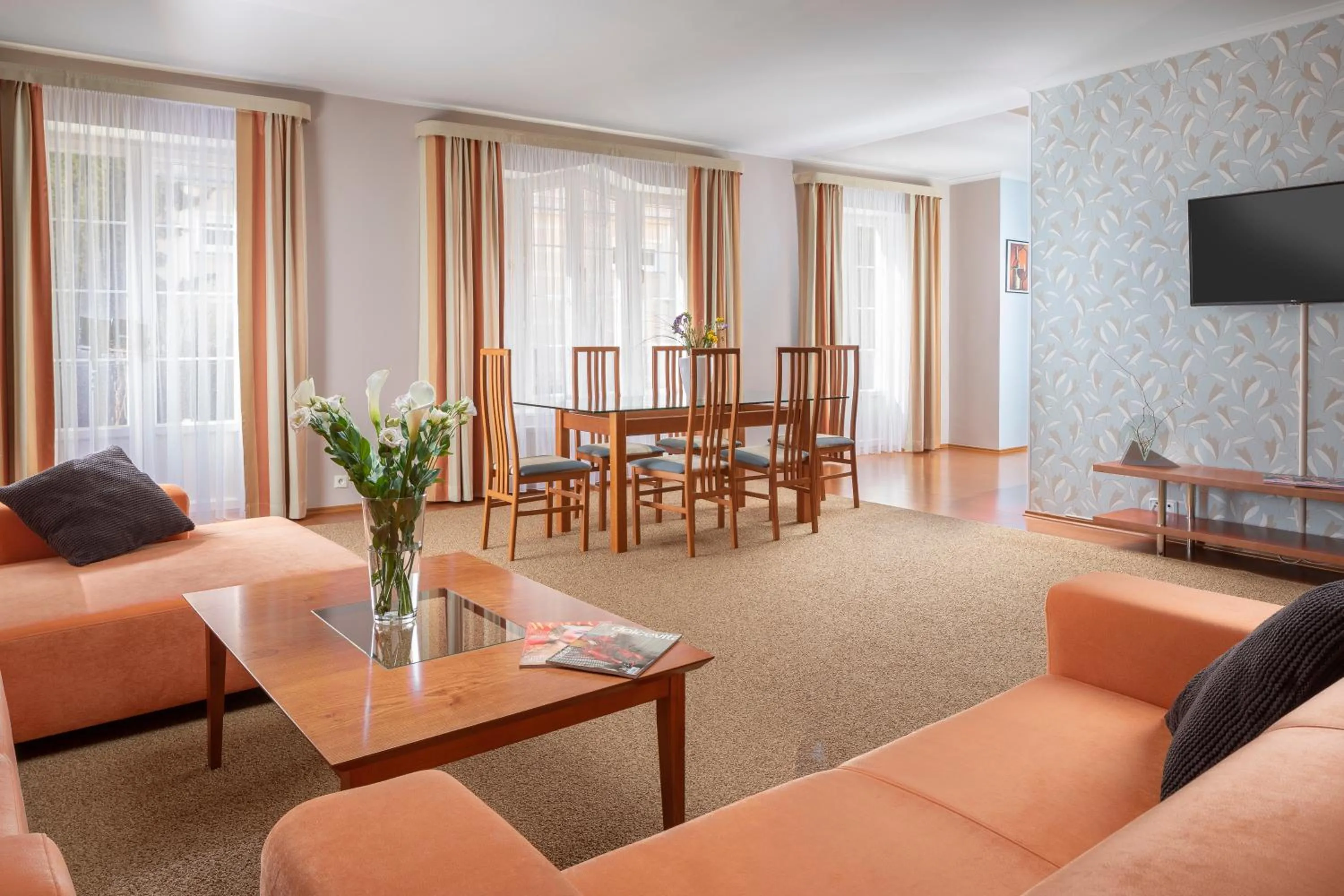 Seating area in Promenáda Romantic Hotel