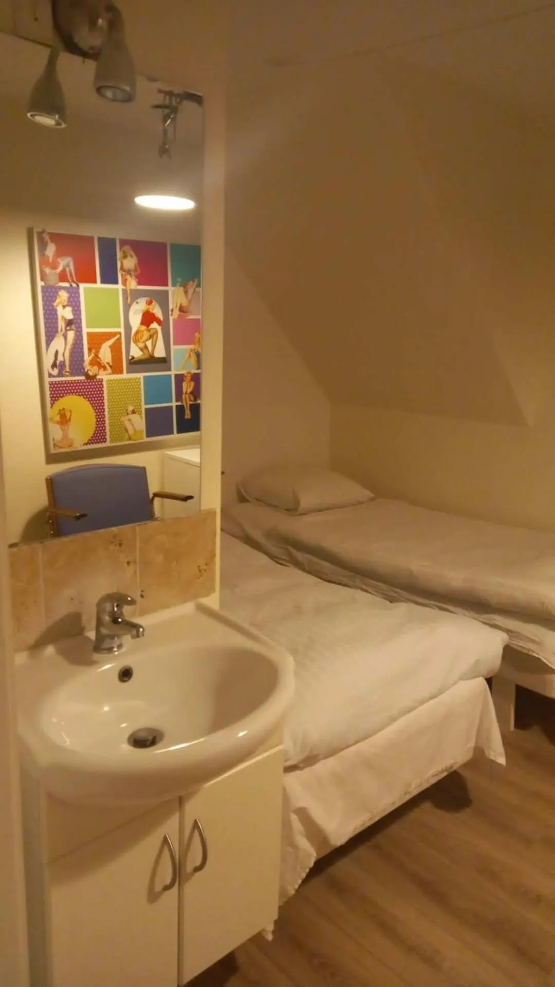 Bed in Møn Klintholm Vintage B&B