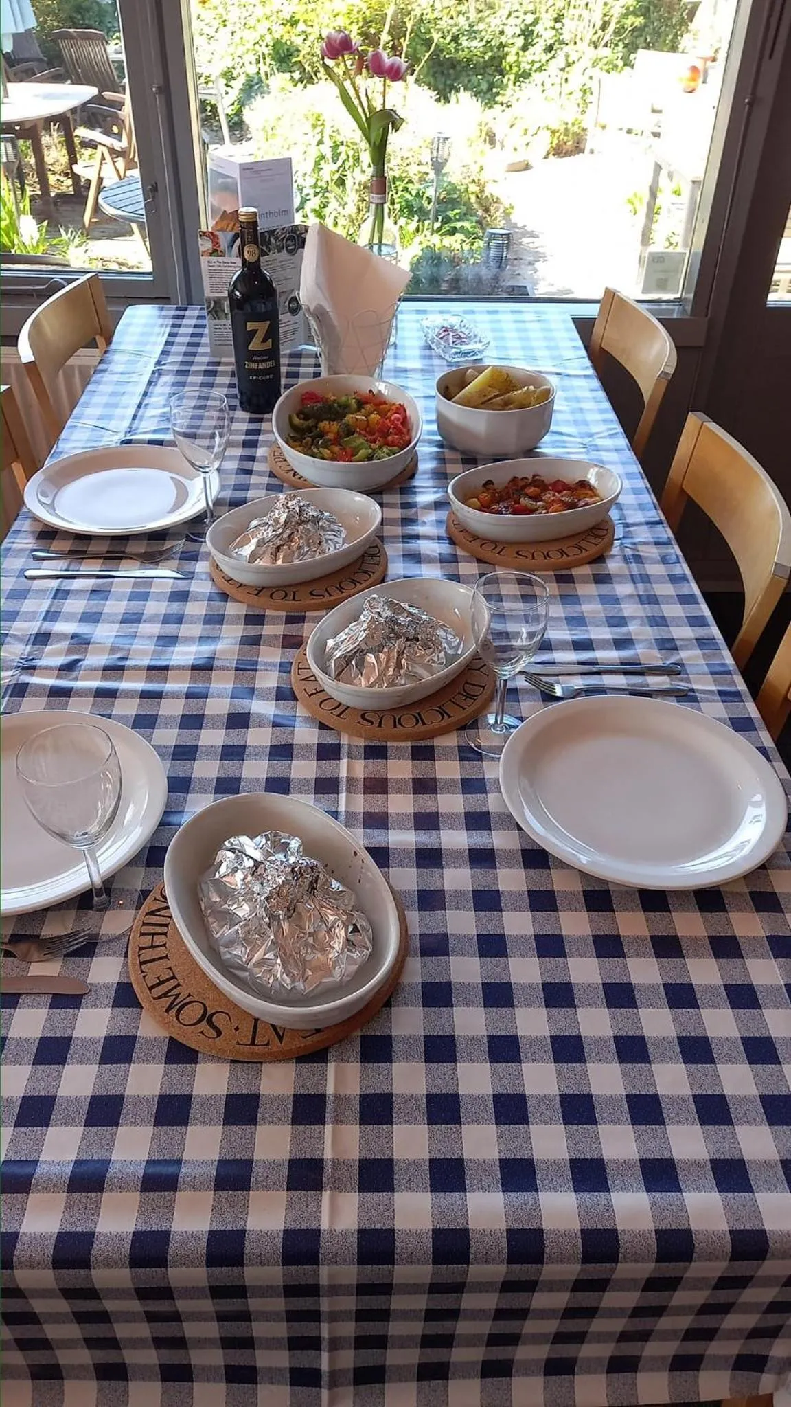 Restaurant/places to eat in Møn Klintholm Vintage B&B