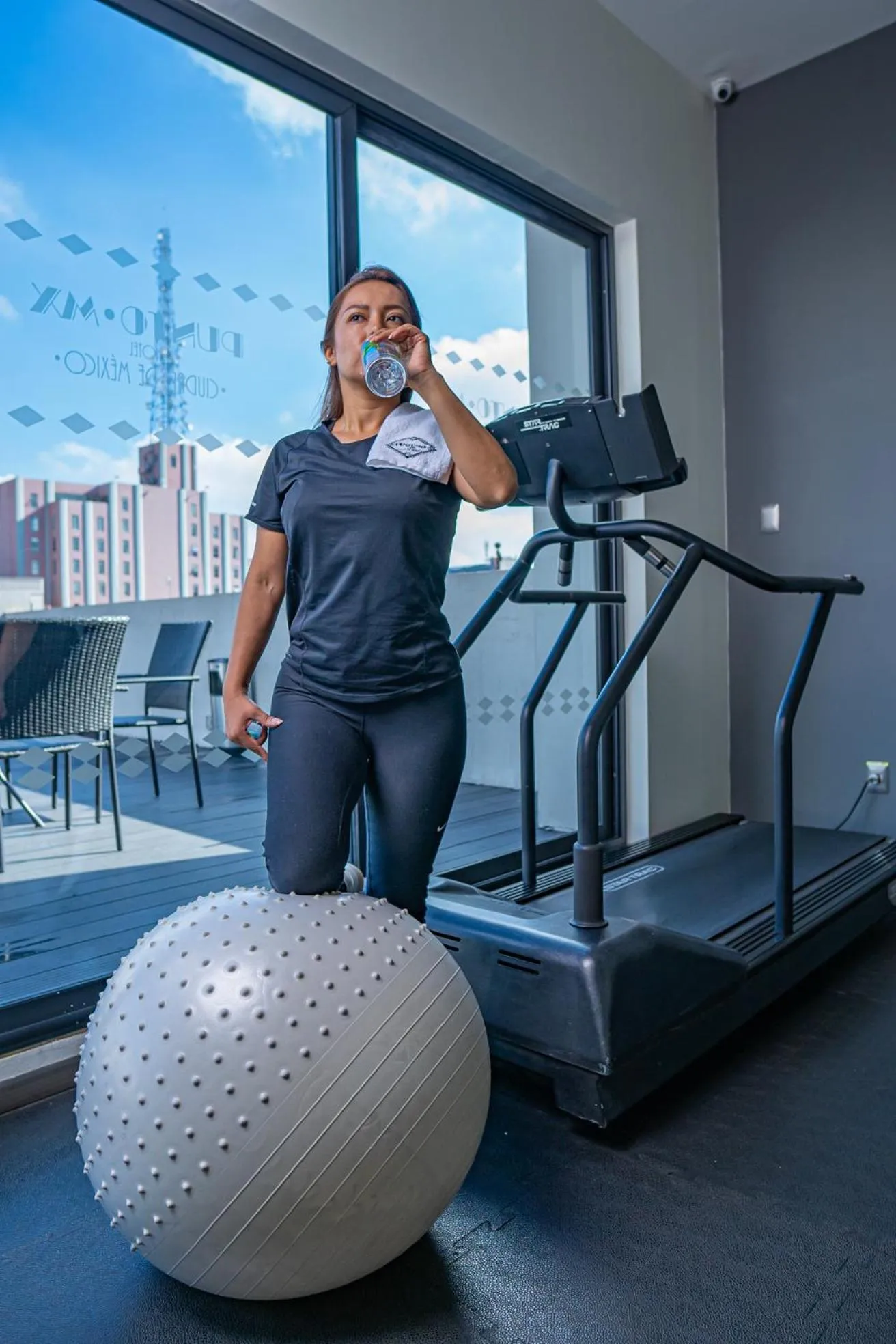 Fitness centre/facilities in Hotel Punto MX