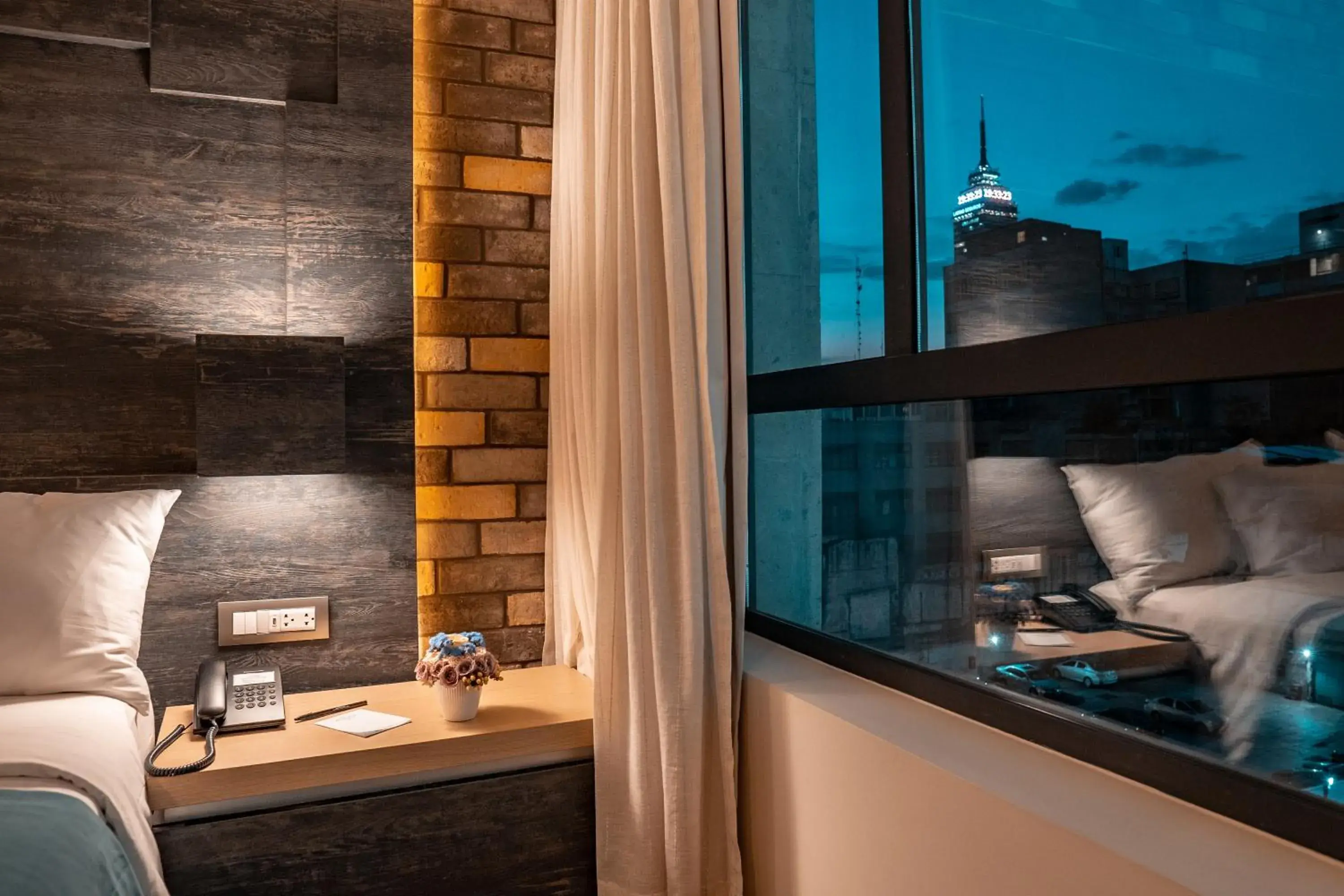 Property building, Bed in Hotel Punto MX Property building, Bed in Hotel Punto MX