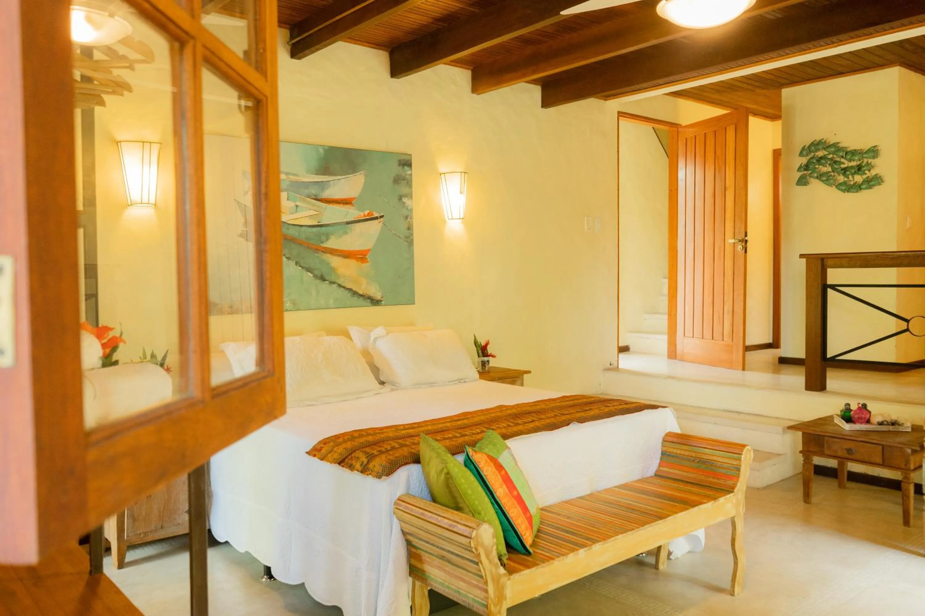 Bed in Atmosphera Pousada