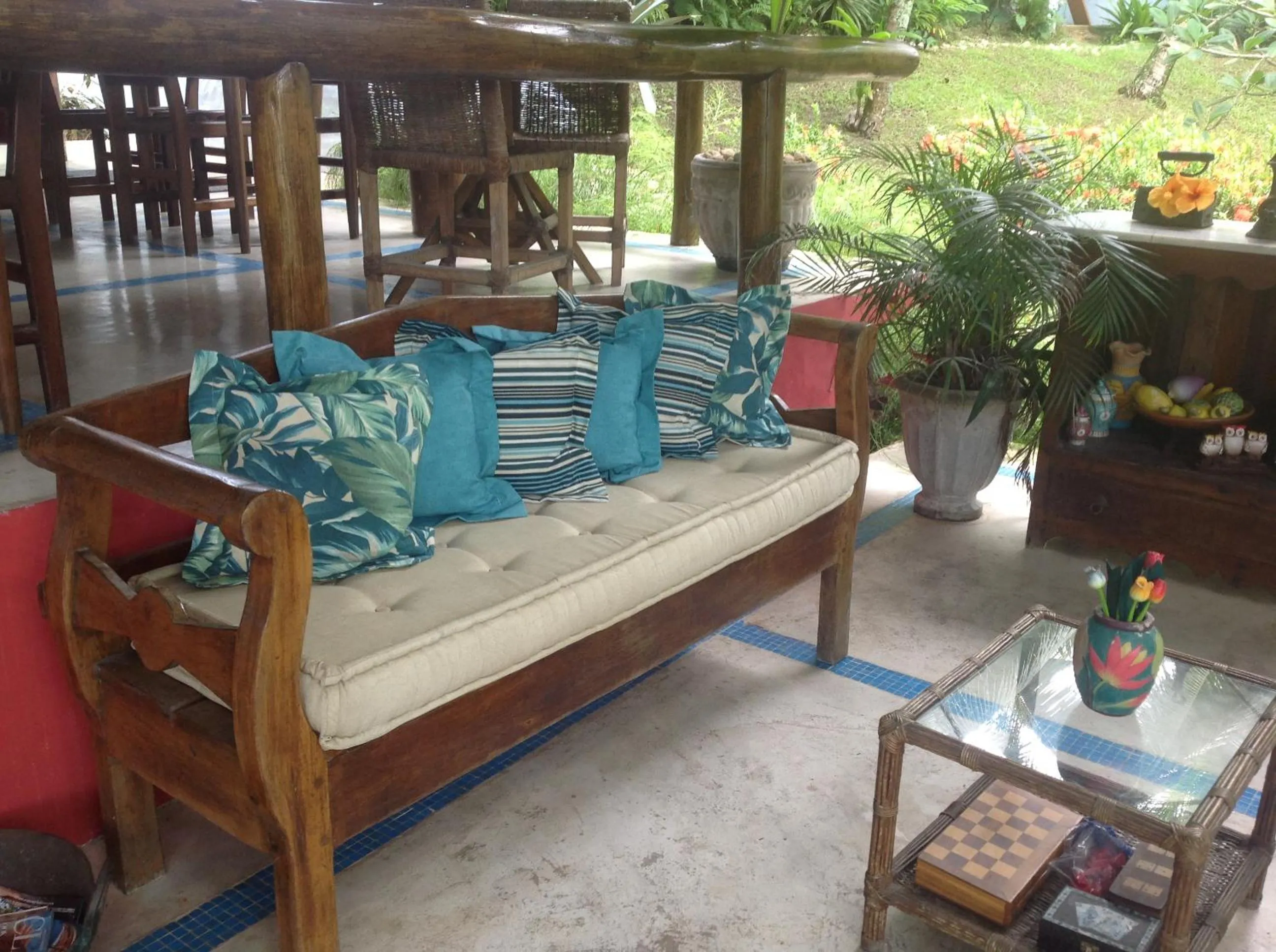 Living room in Atmosphera Pousada