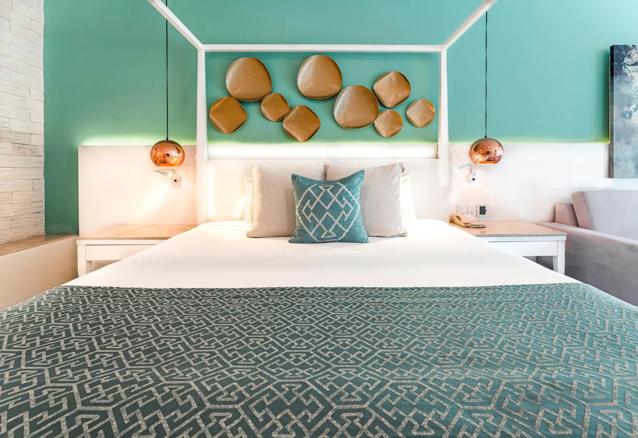 Photo of the whole room, Bed in Palmar Beach Resort and Spa Riviera Maya - All Inclusive